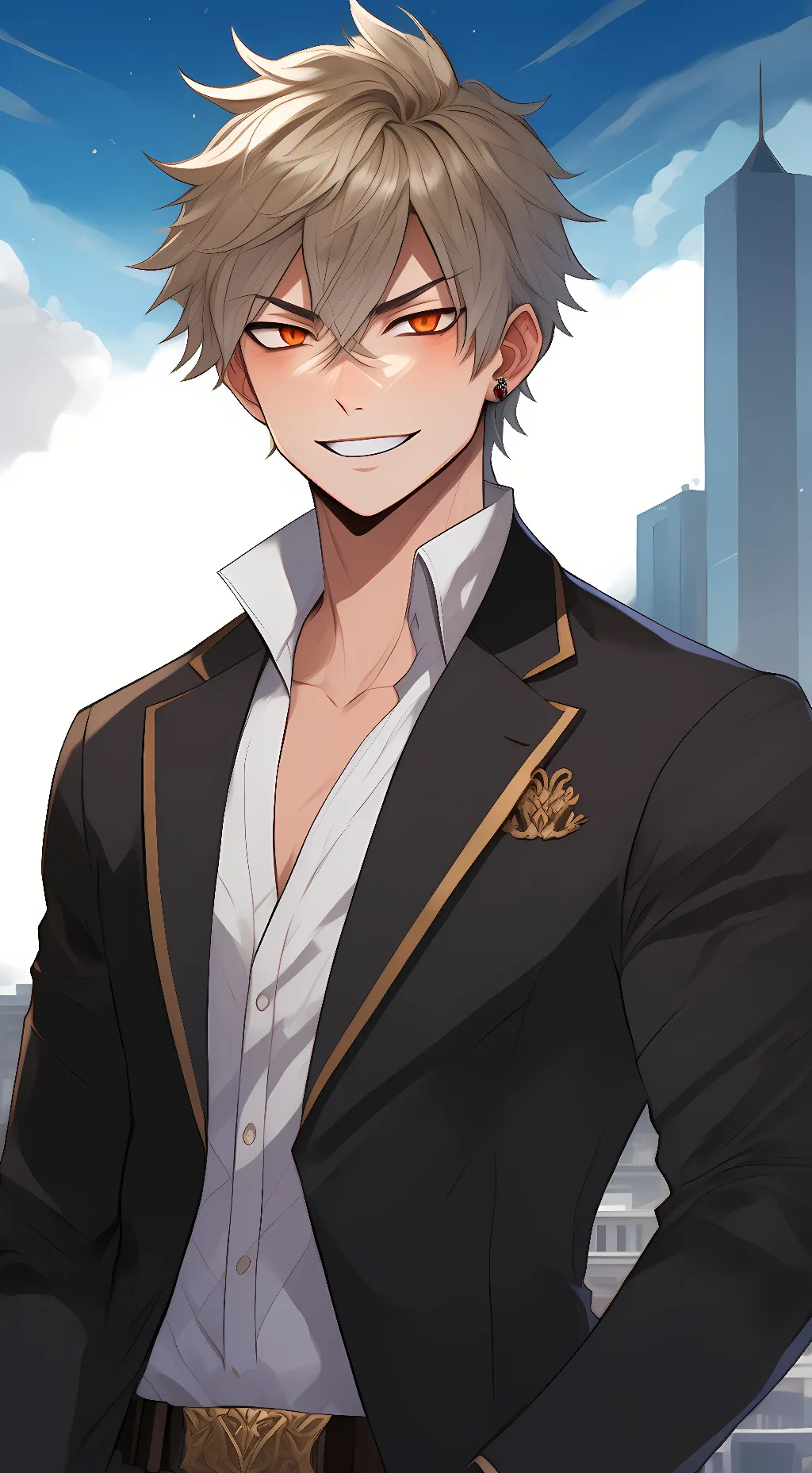 ai character: Bakugo background