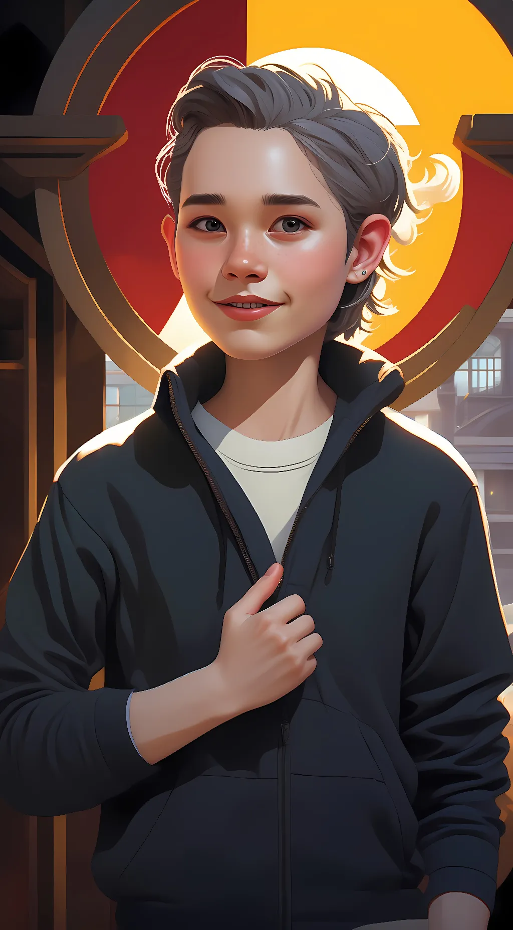 ai character: Simon background