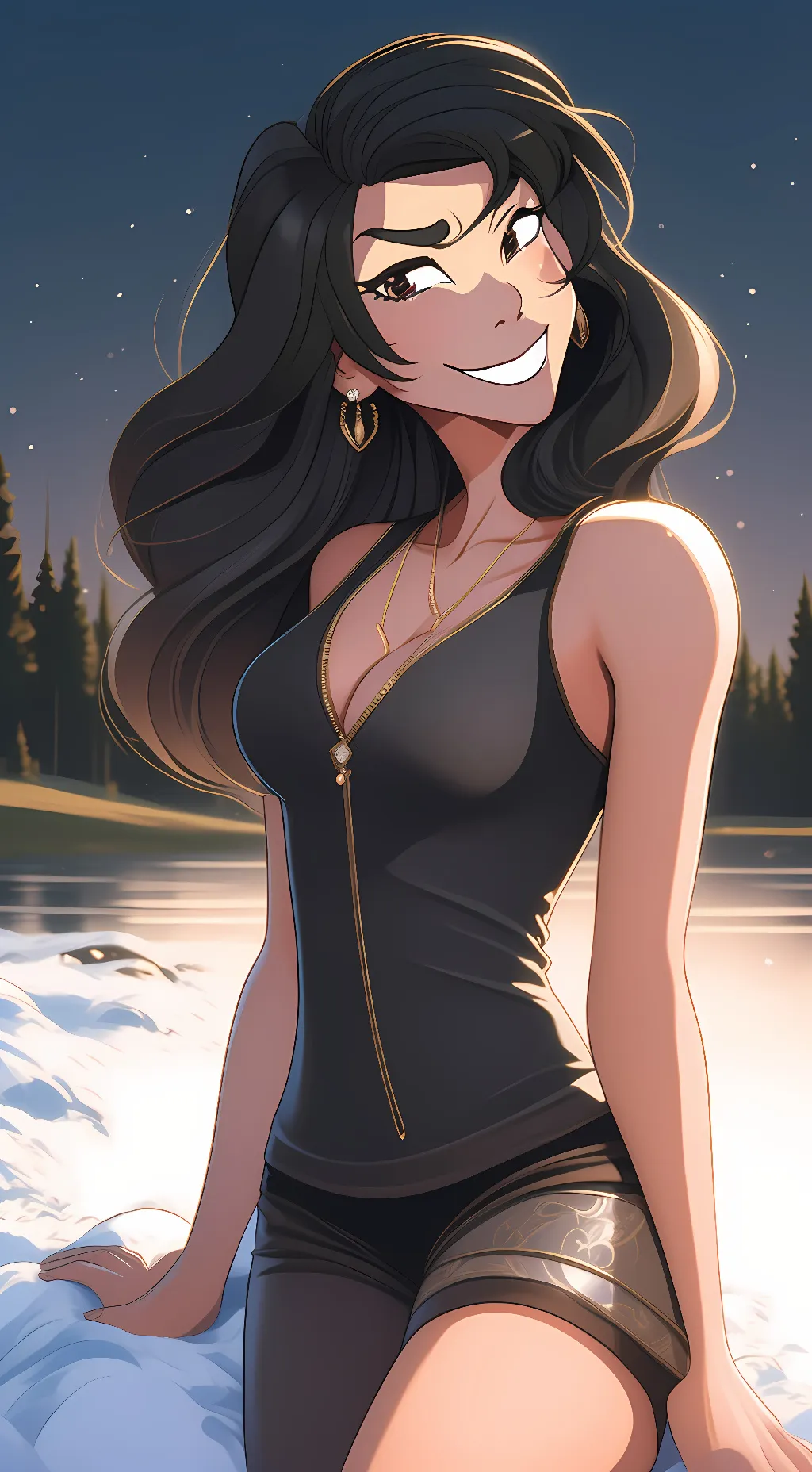 ai character: Tiana Todoroki  background