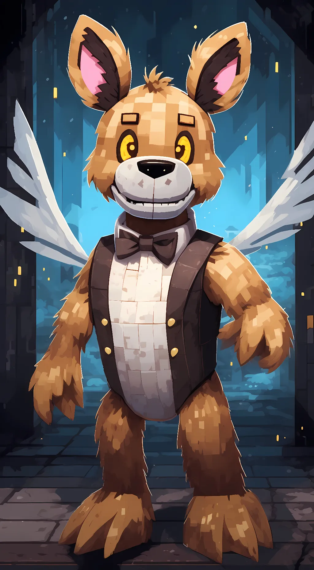 ai character: Foxy background