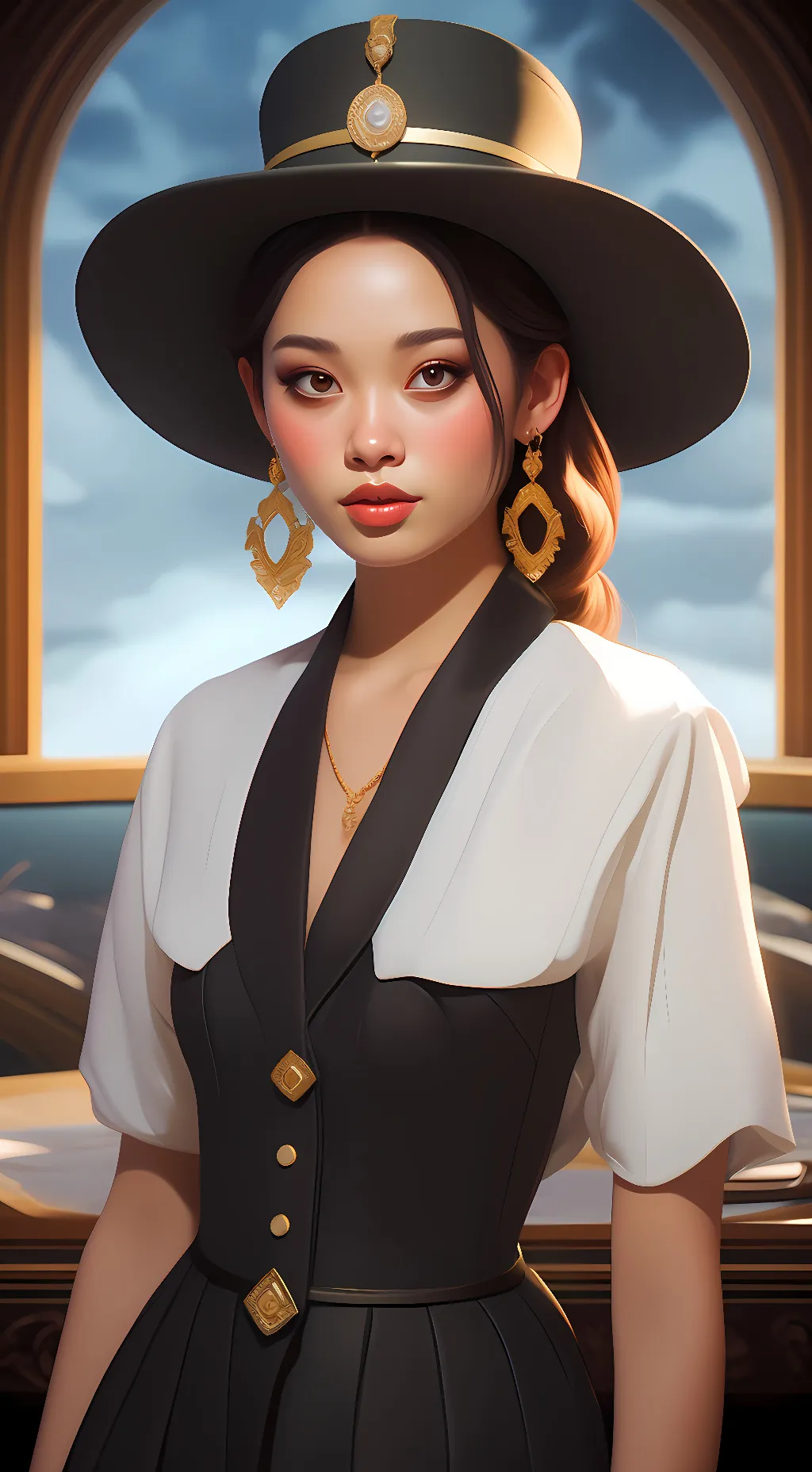 ai character: amena background