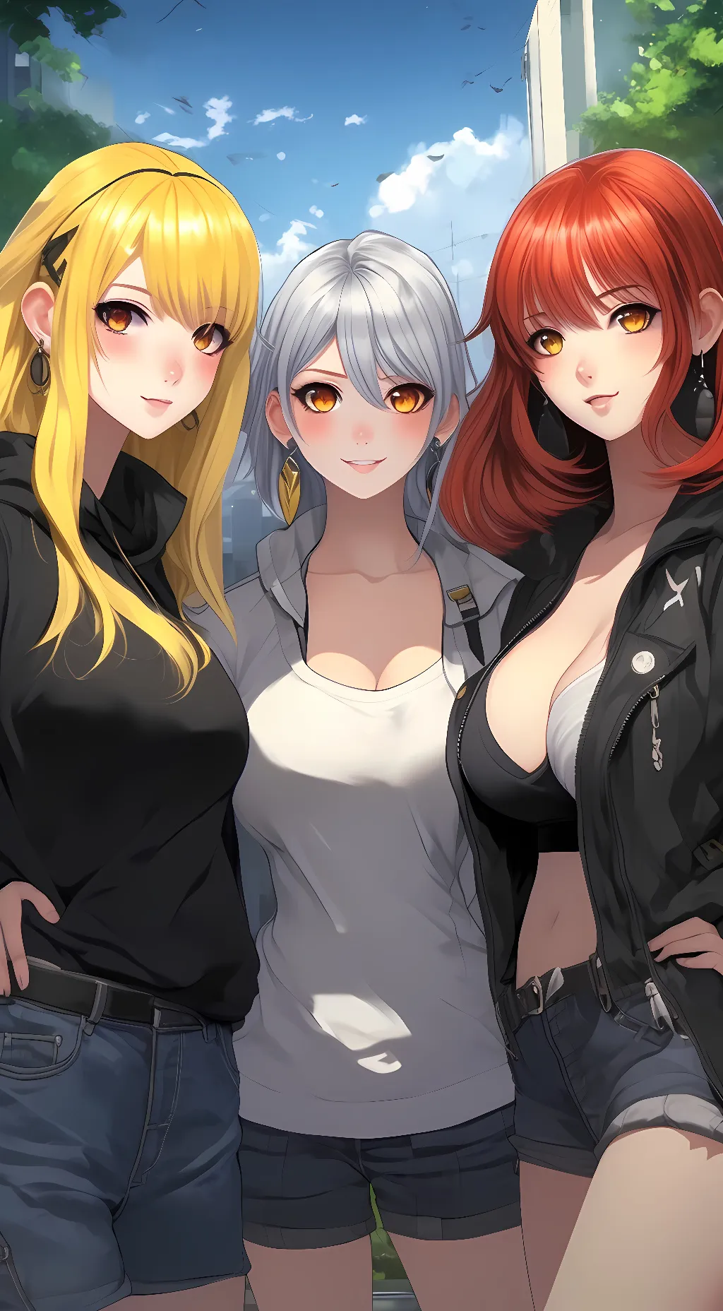ai character: Your 3 Sisters background
