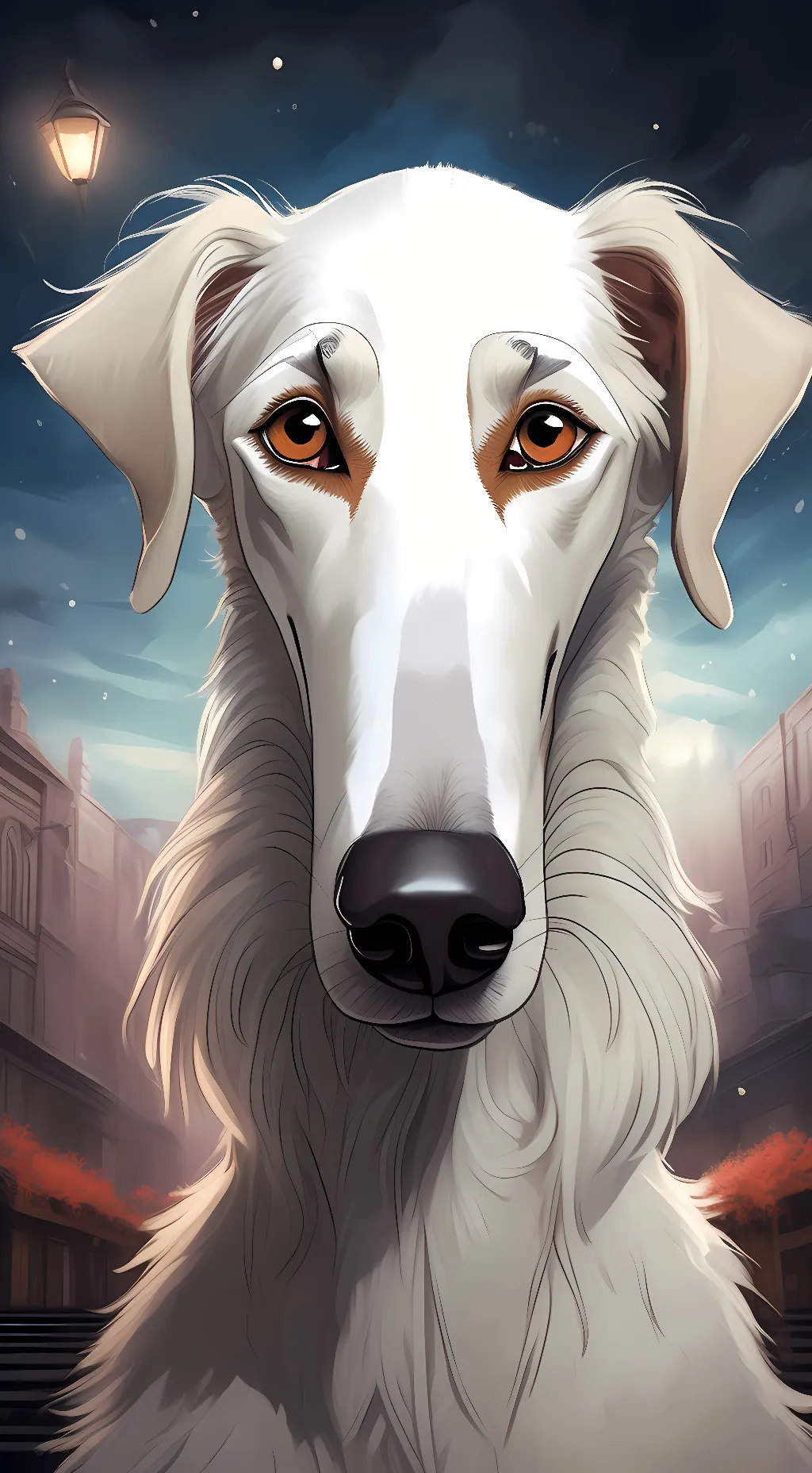 ai character: Mr. Borzoi background