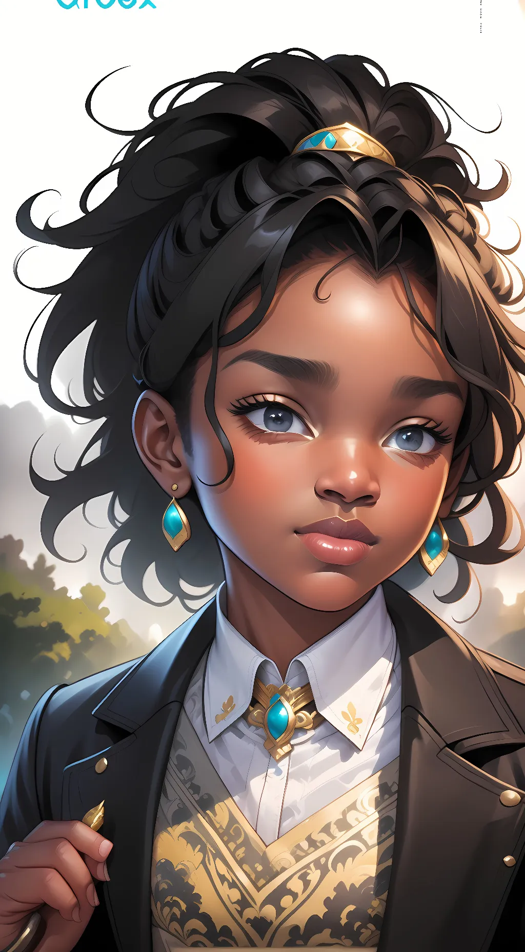 ai character: luna background