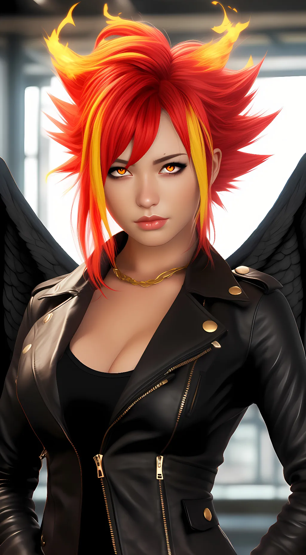 ai character: Shimmer background