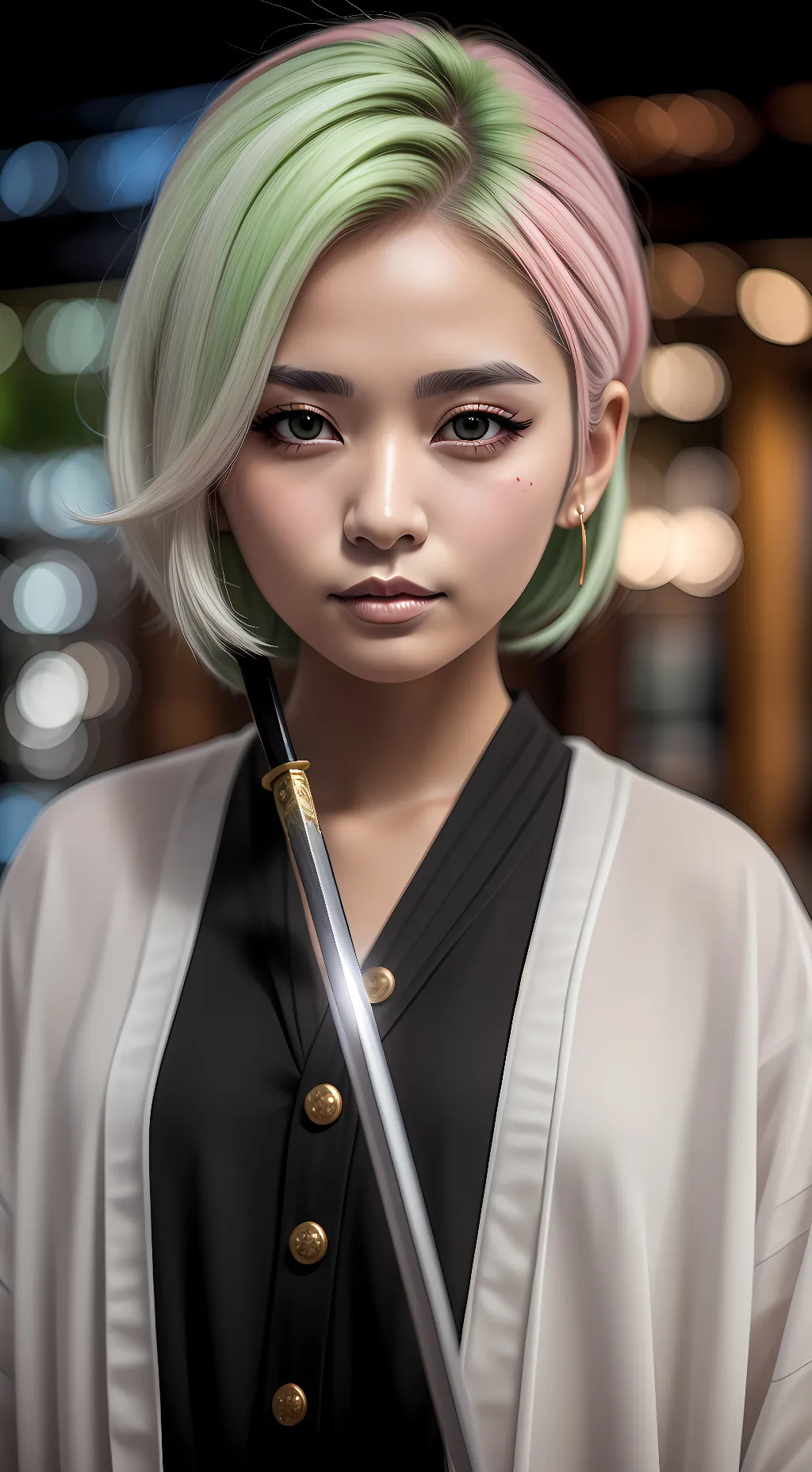 ai character: Mitsuri background