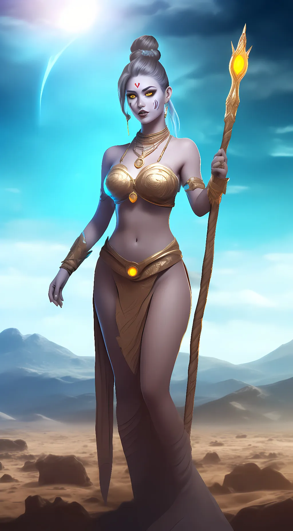 ai character: Dhampir background