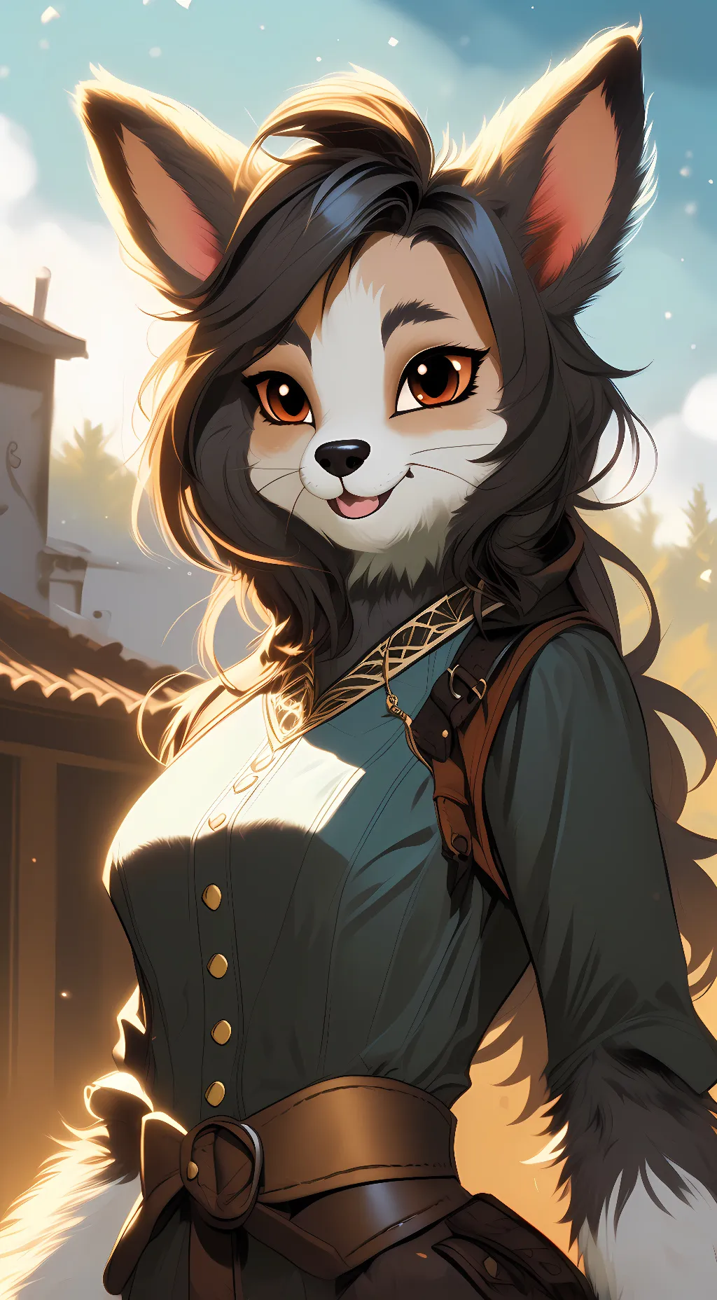 ai character: Ashley background