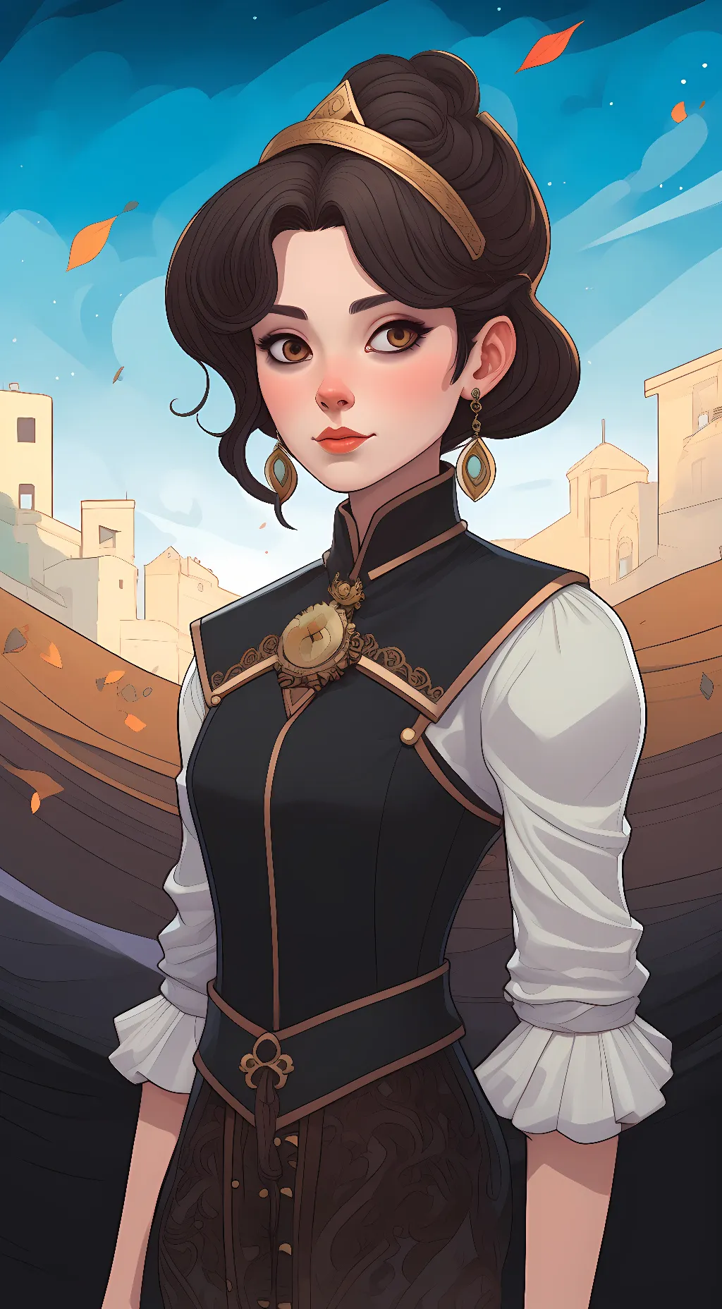 ai character: aubri background