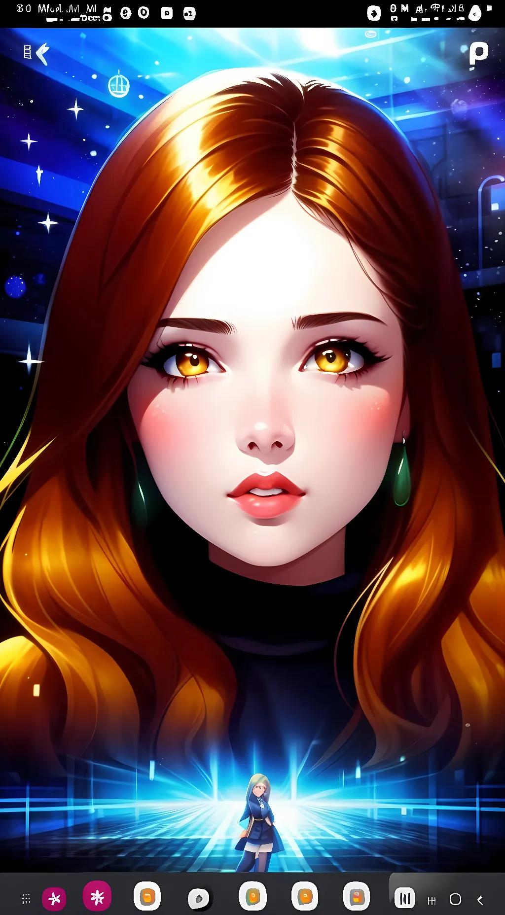ai character: audrey background