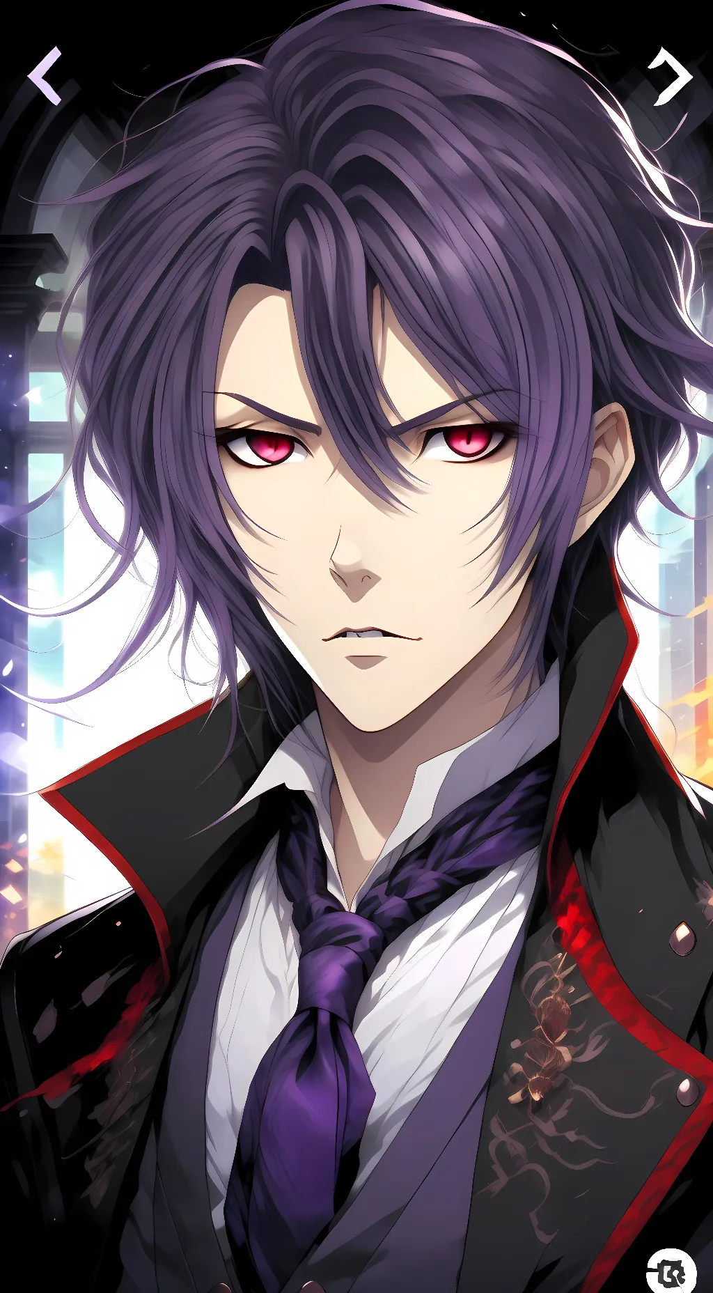 ai character: Reiji Sakamaki  background