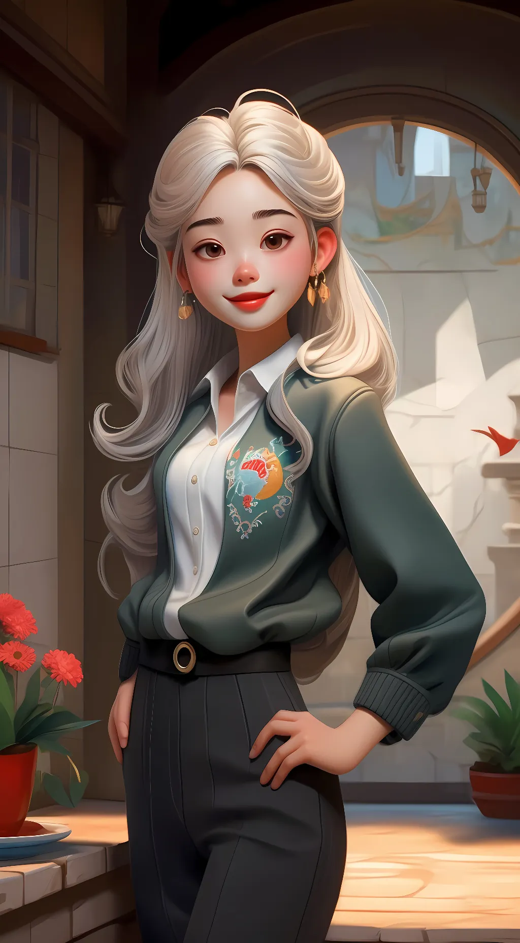 ai character: Ava background