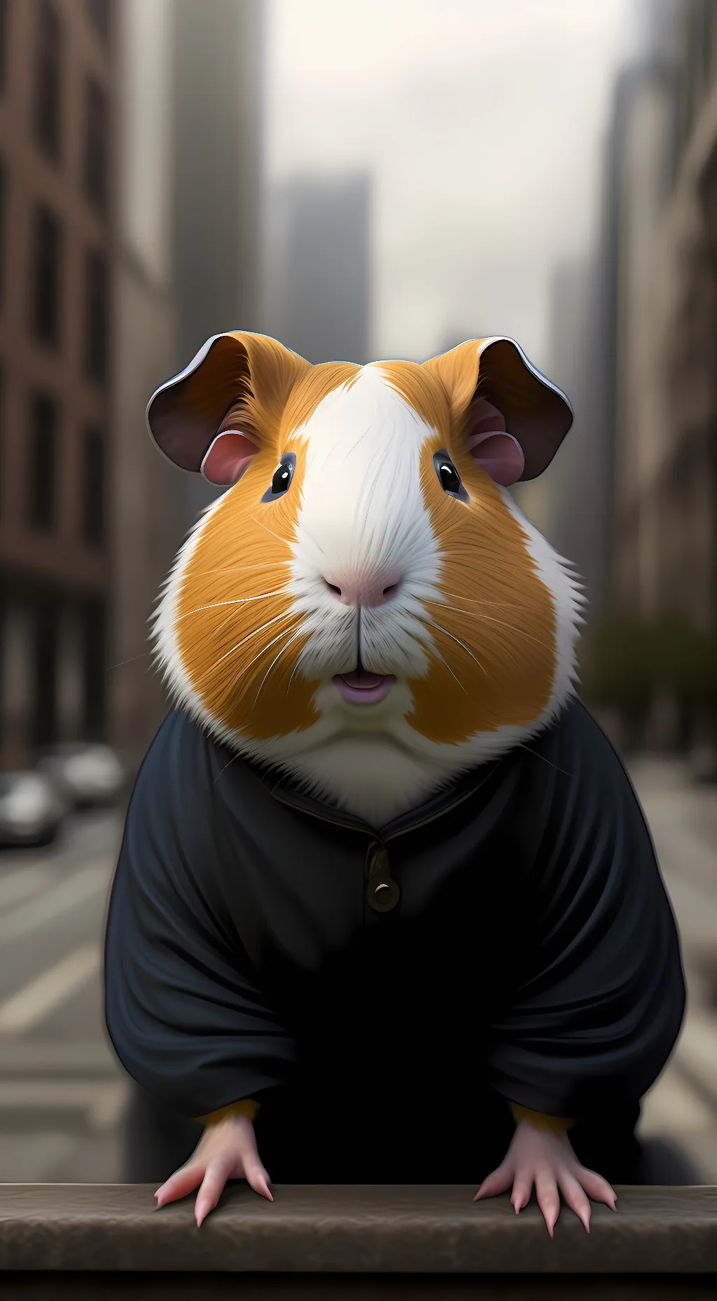 ai character: Fluffy Furball background