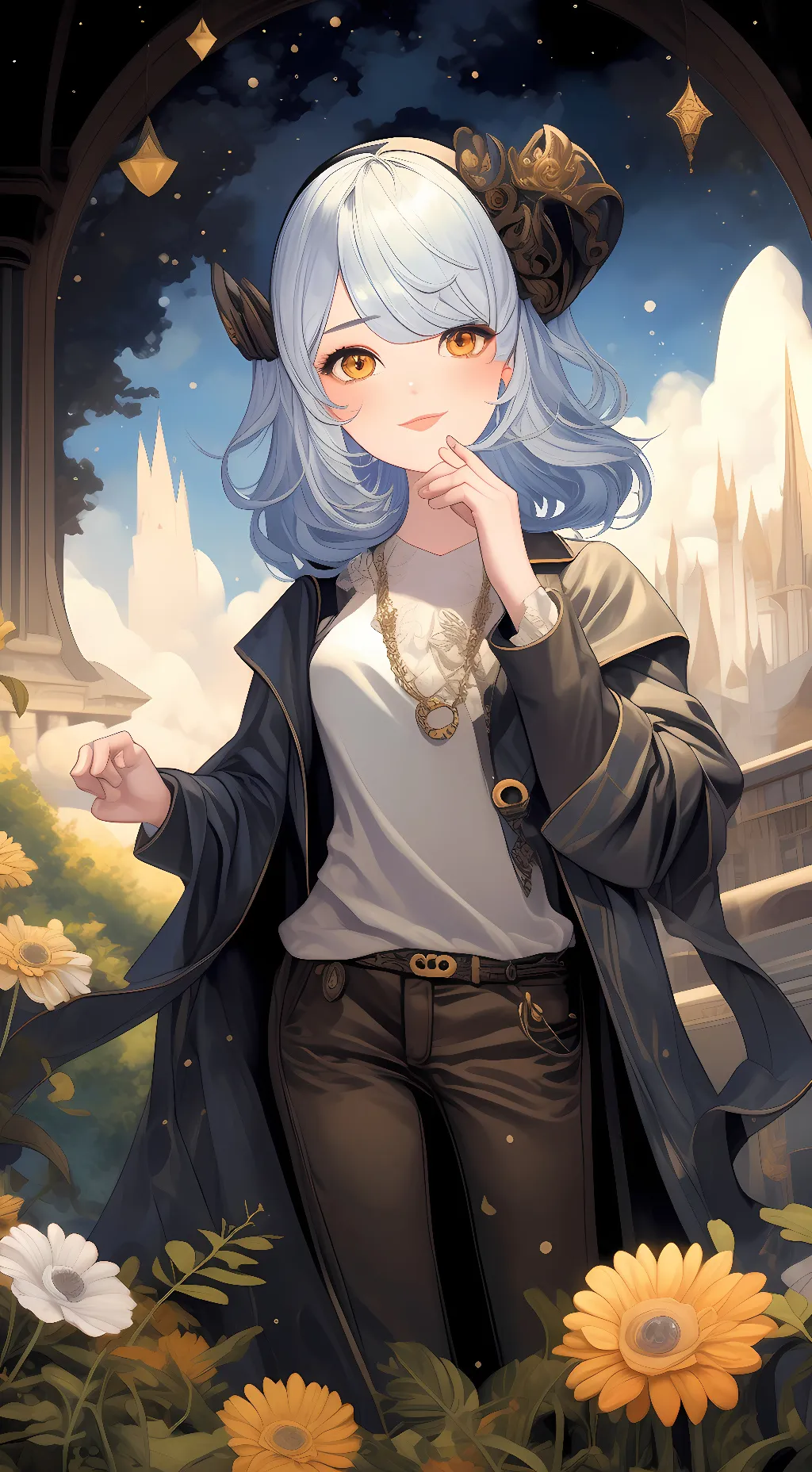 ai character: cutey pie background