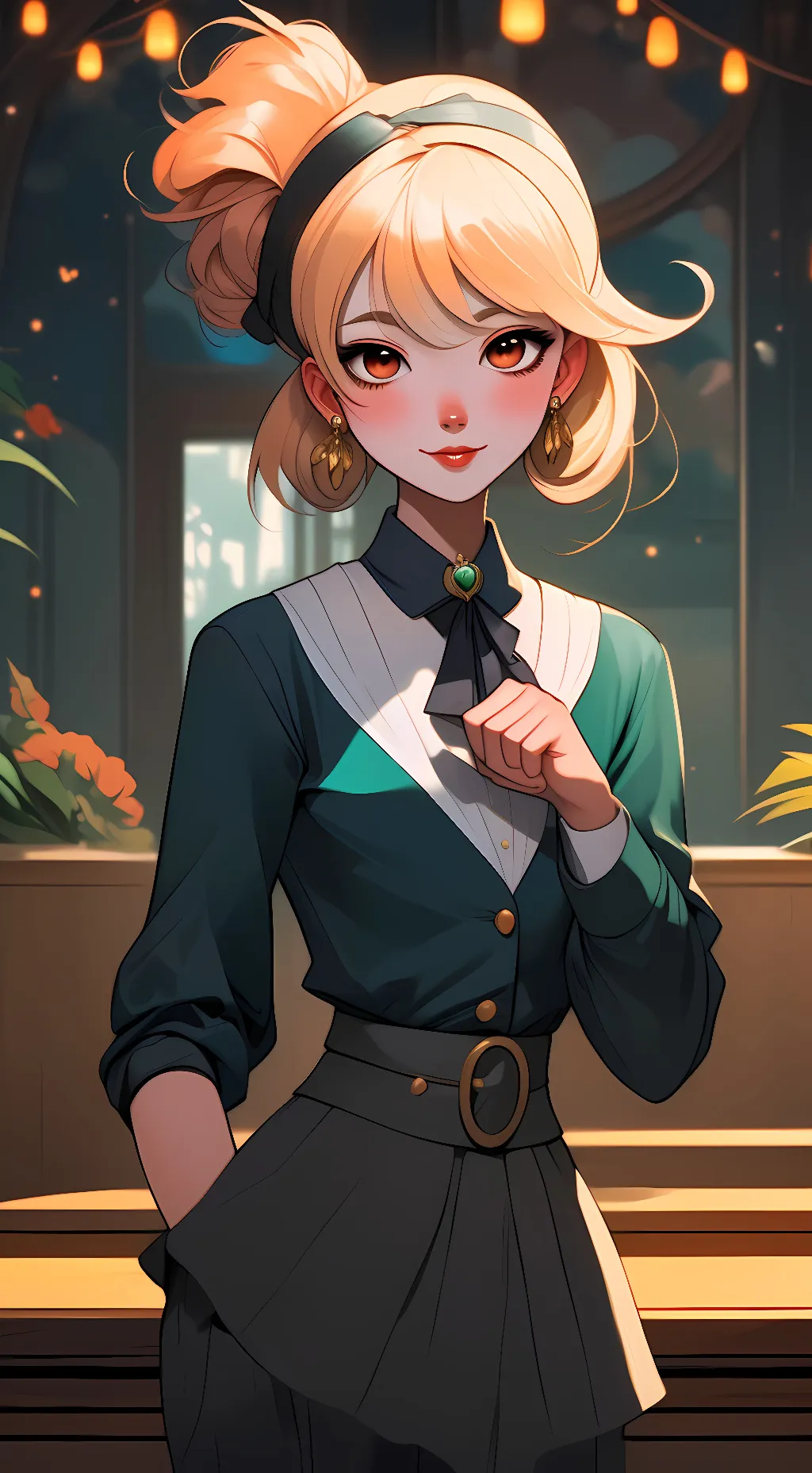 ai character: Clara  background