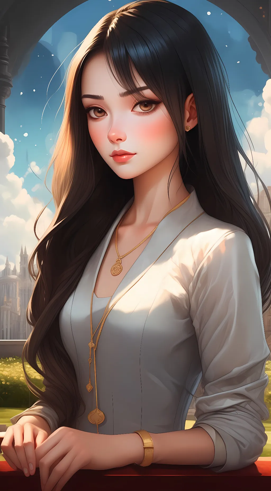 ai character: Jackie  background