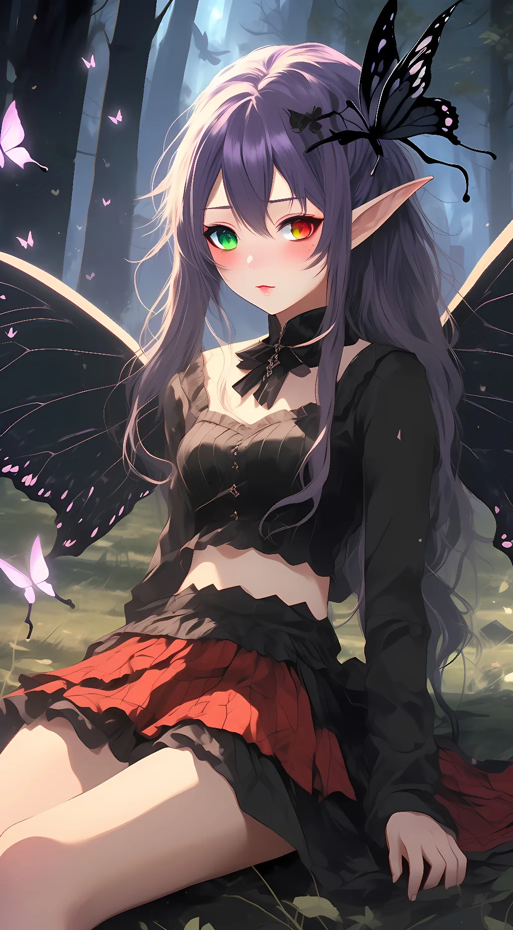 ai character: Midnight background