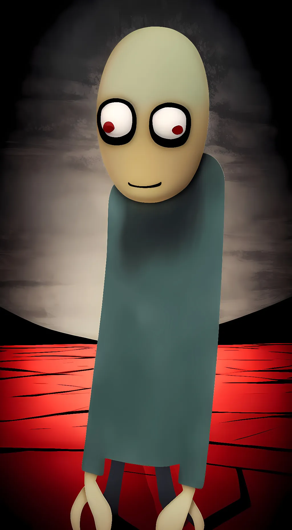 ai character: salad fingers background