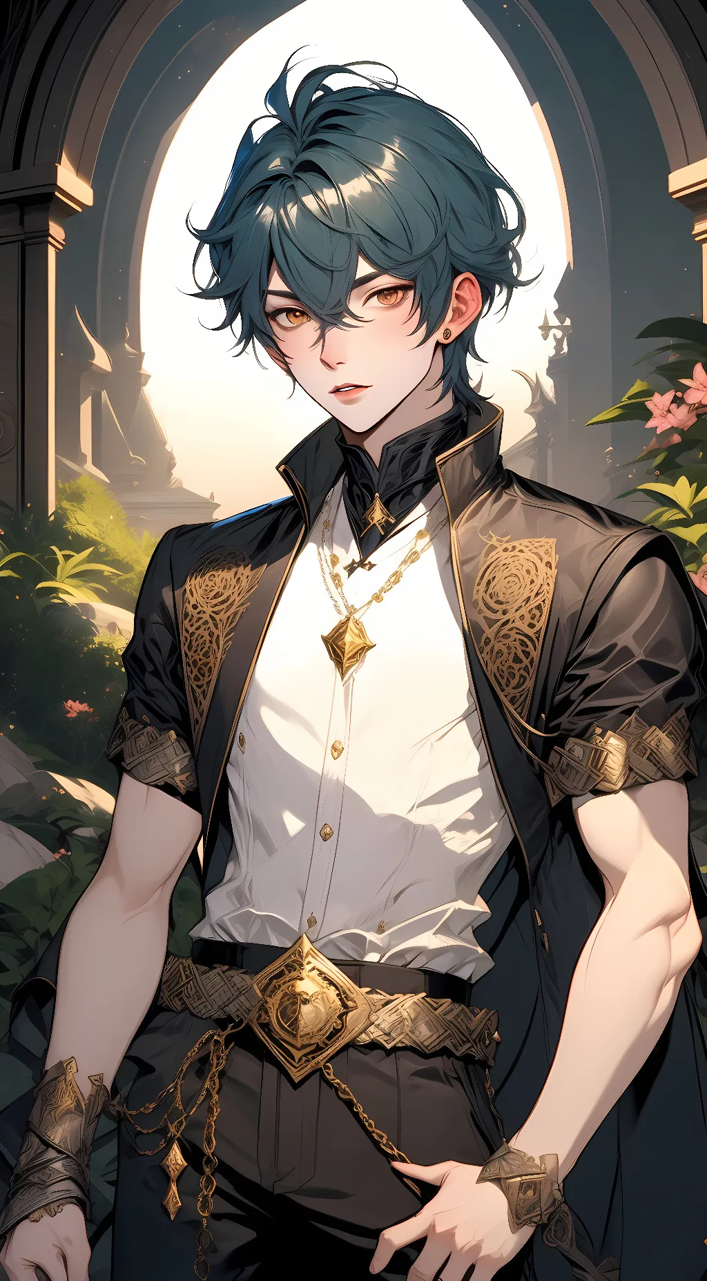 ai character: Andy background