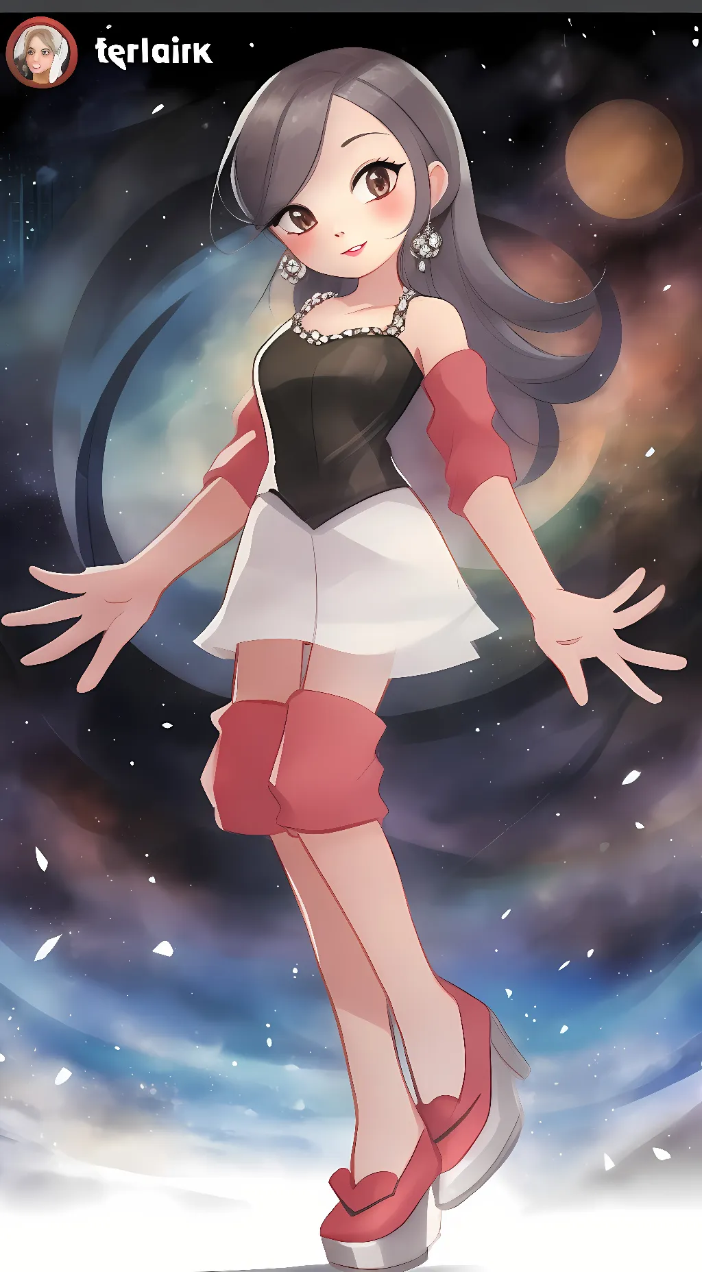 ai character: Human Rouge background