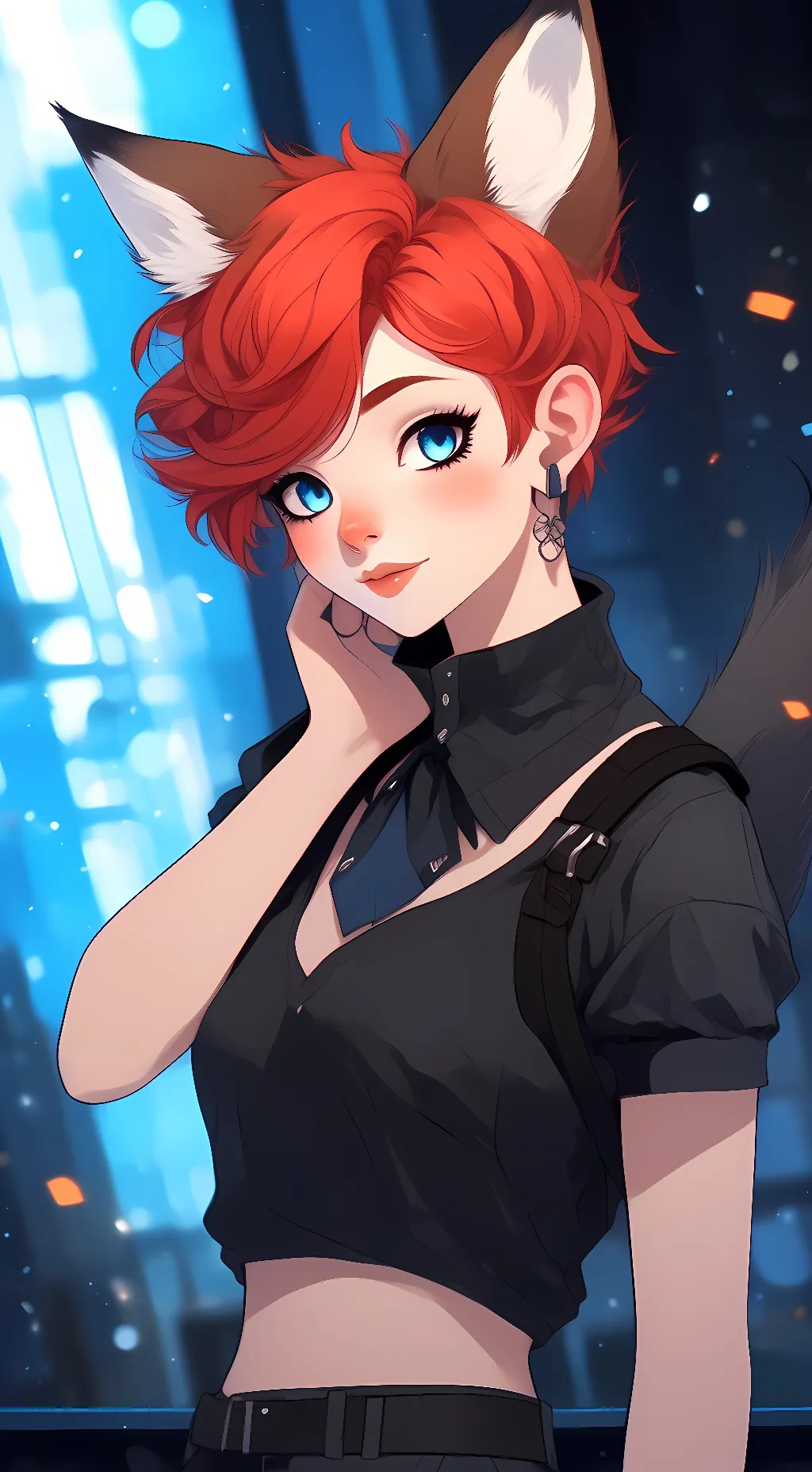 ai character: akari background