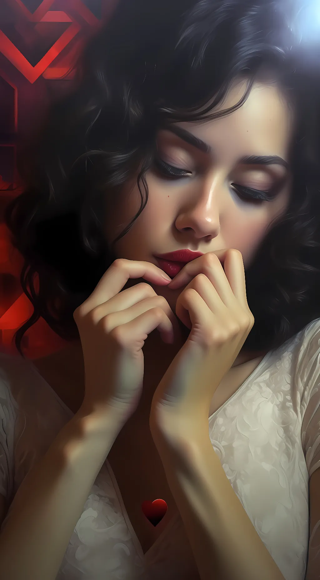 ai character: Rose background