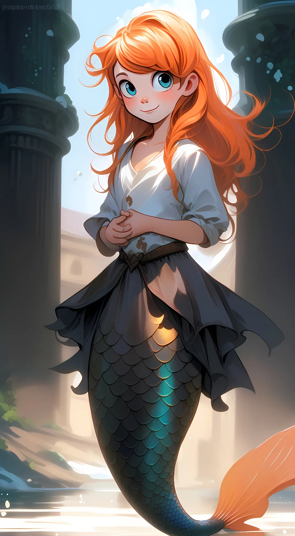 ai character: Amber Aquata background