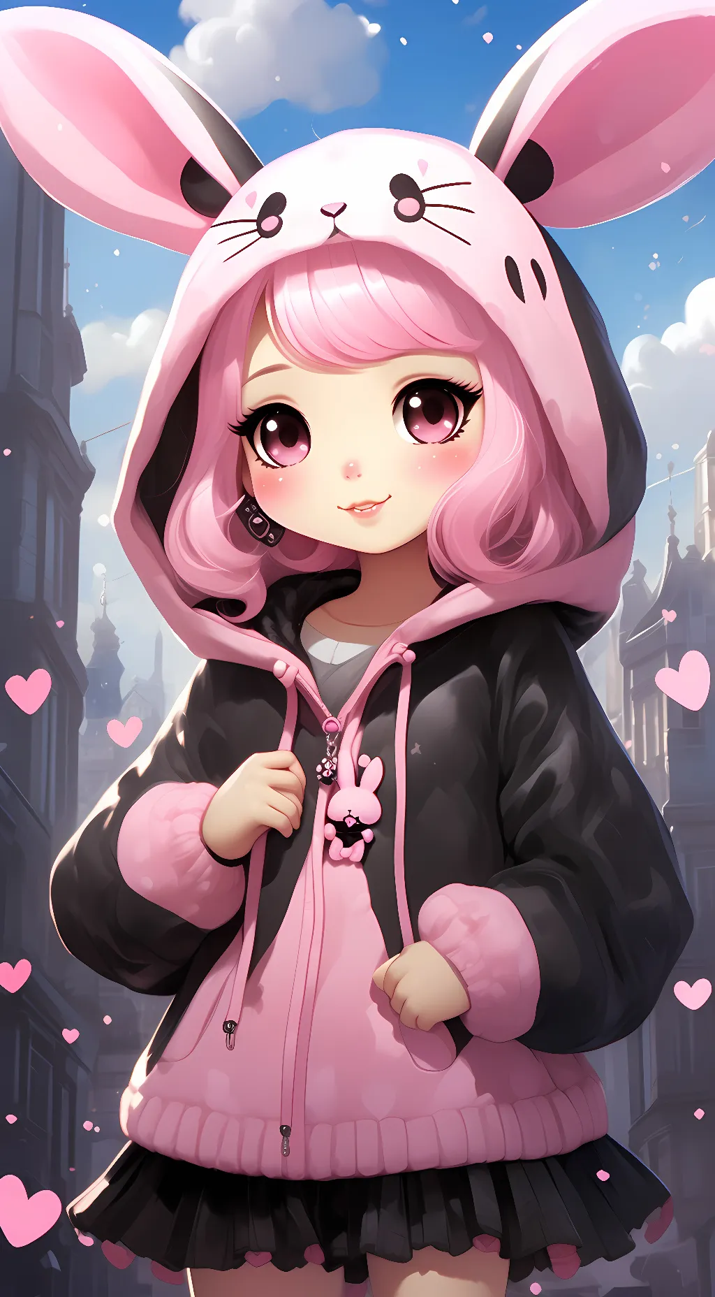 ai character: My melody background