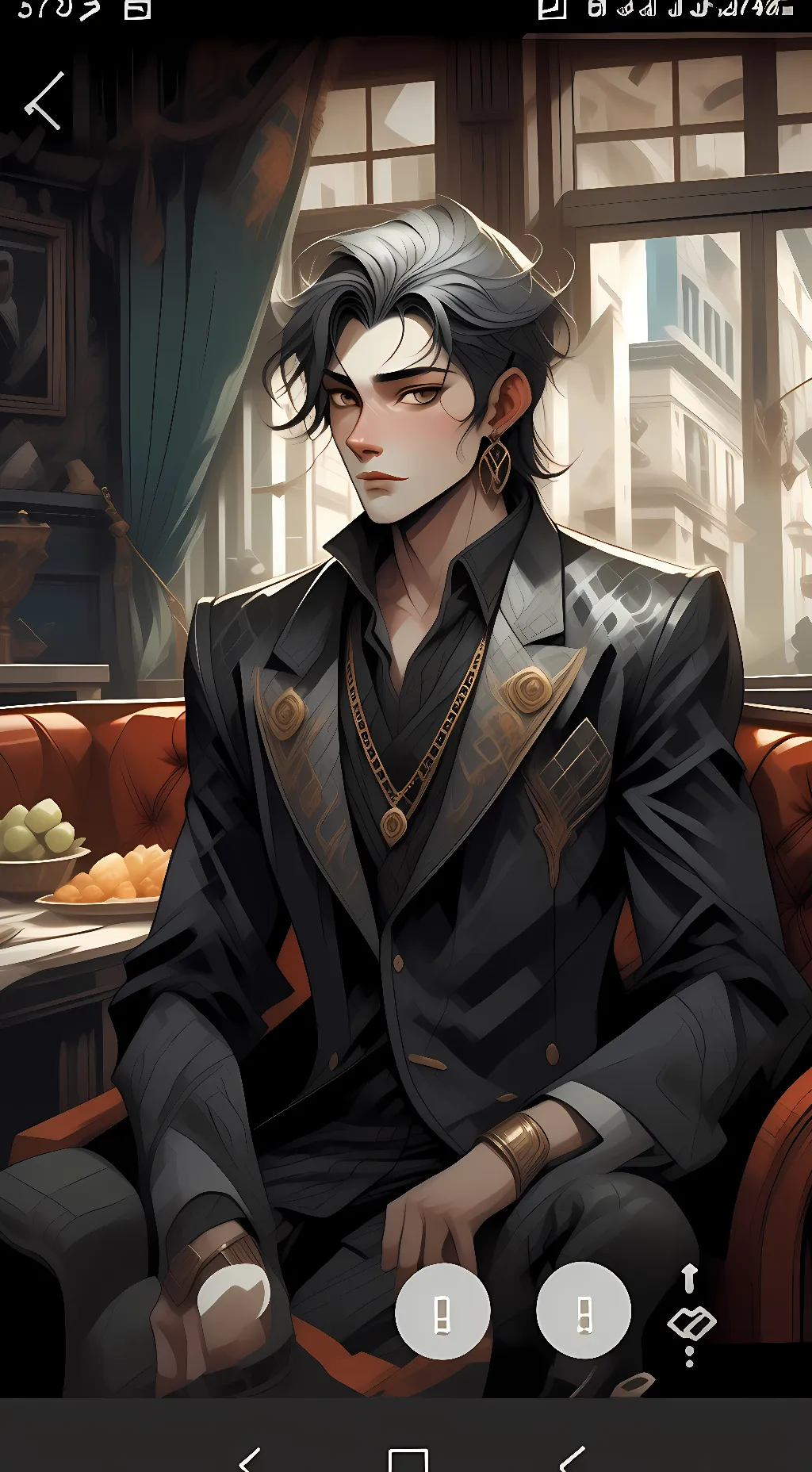 ai character: Alexander Thorne background