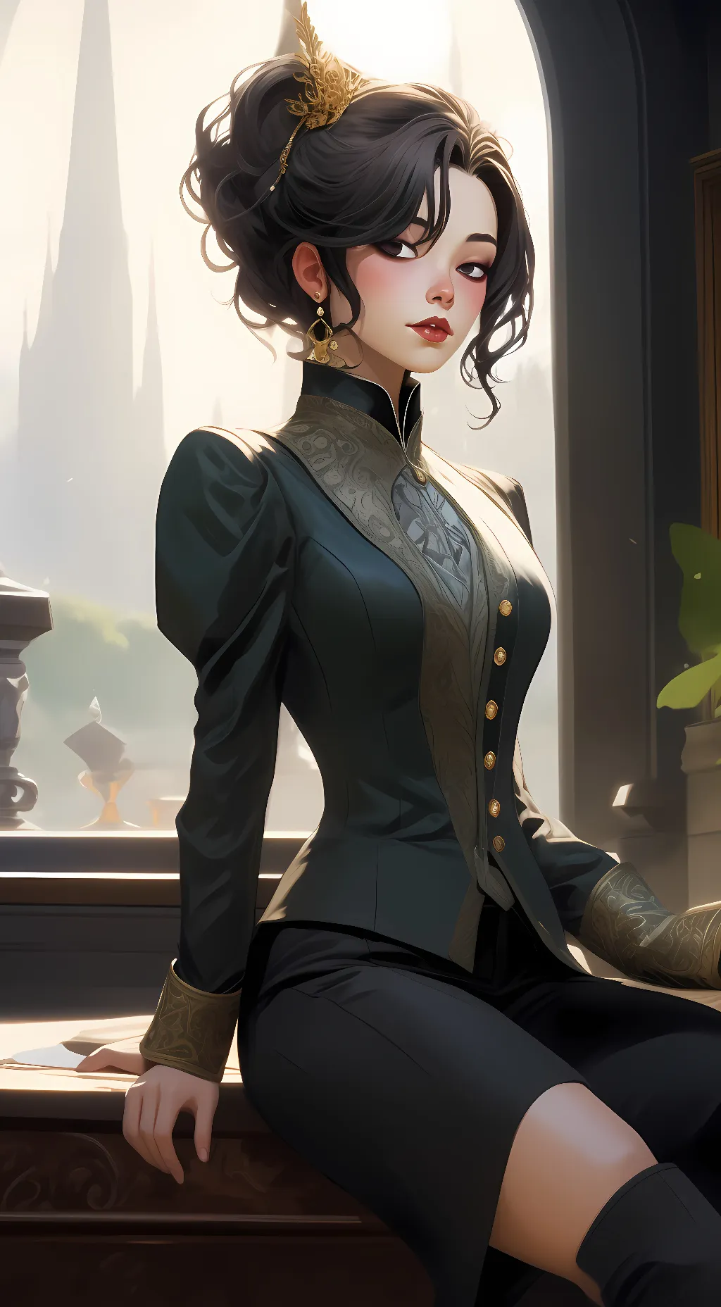 ai character: Claire  background