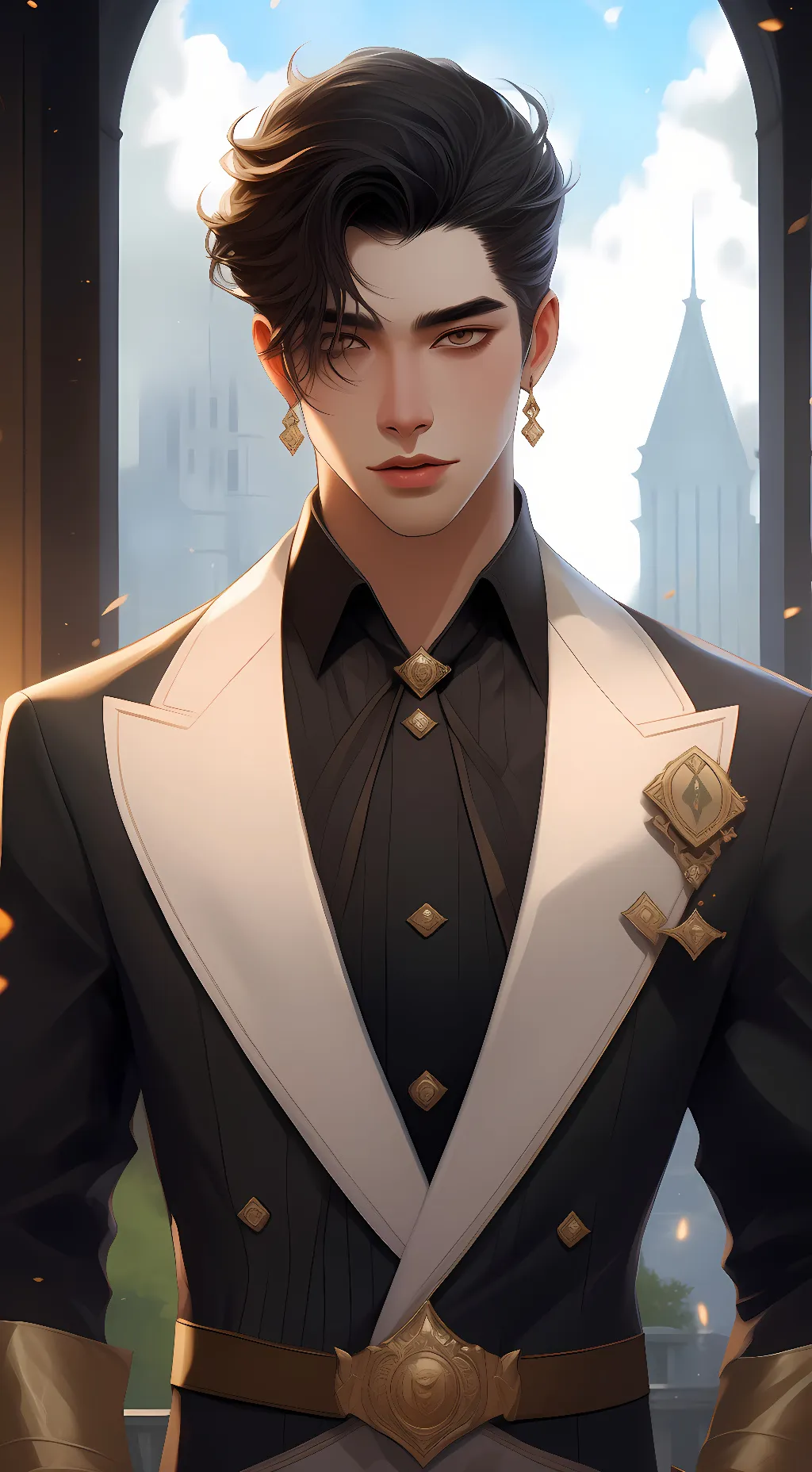 ai character: jin  background