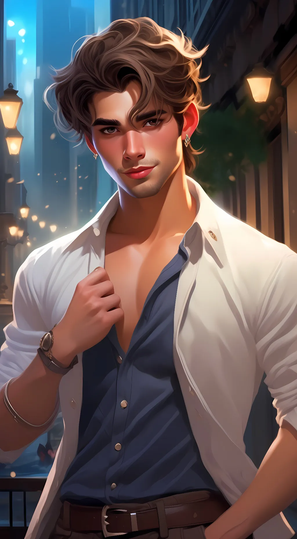 ai character: Ethen  background