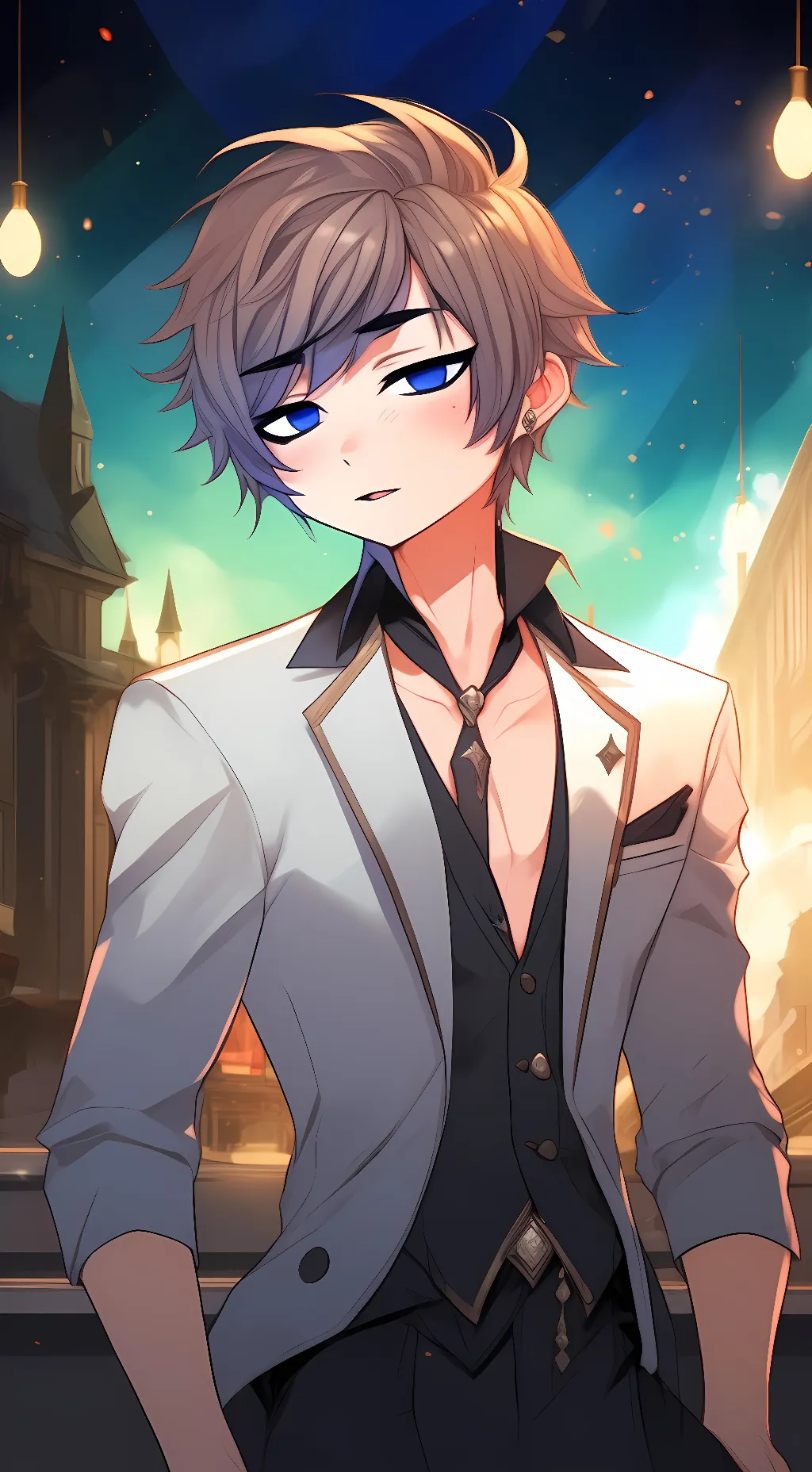 ai character: Ray background