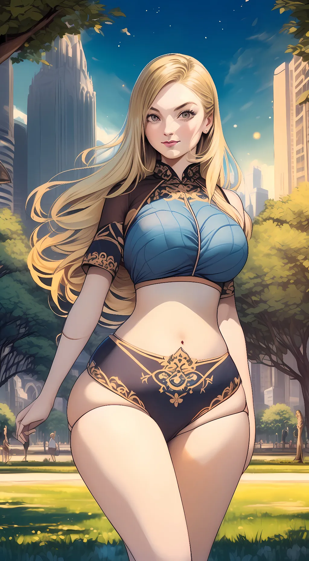 ai character: lilly background