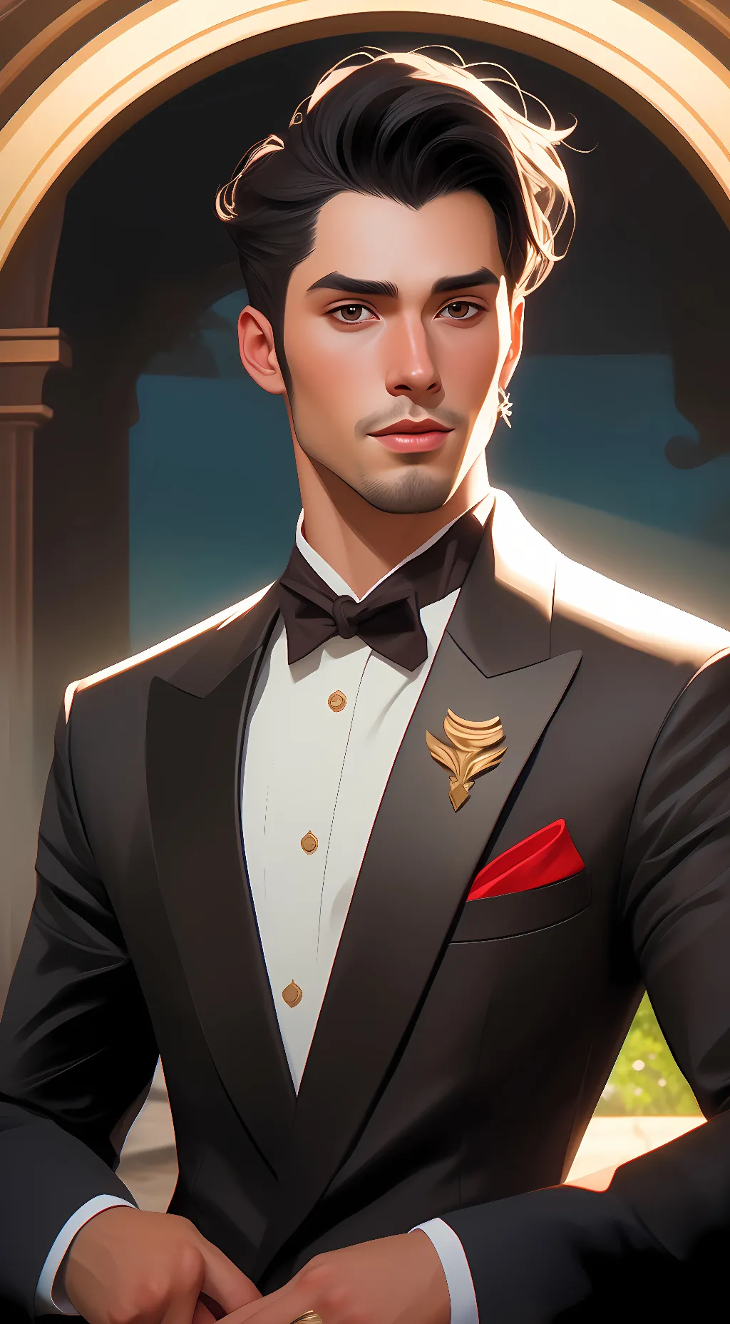 ai character: master  background