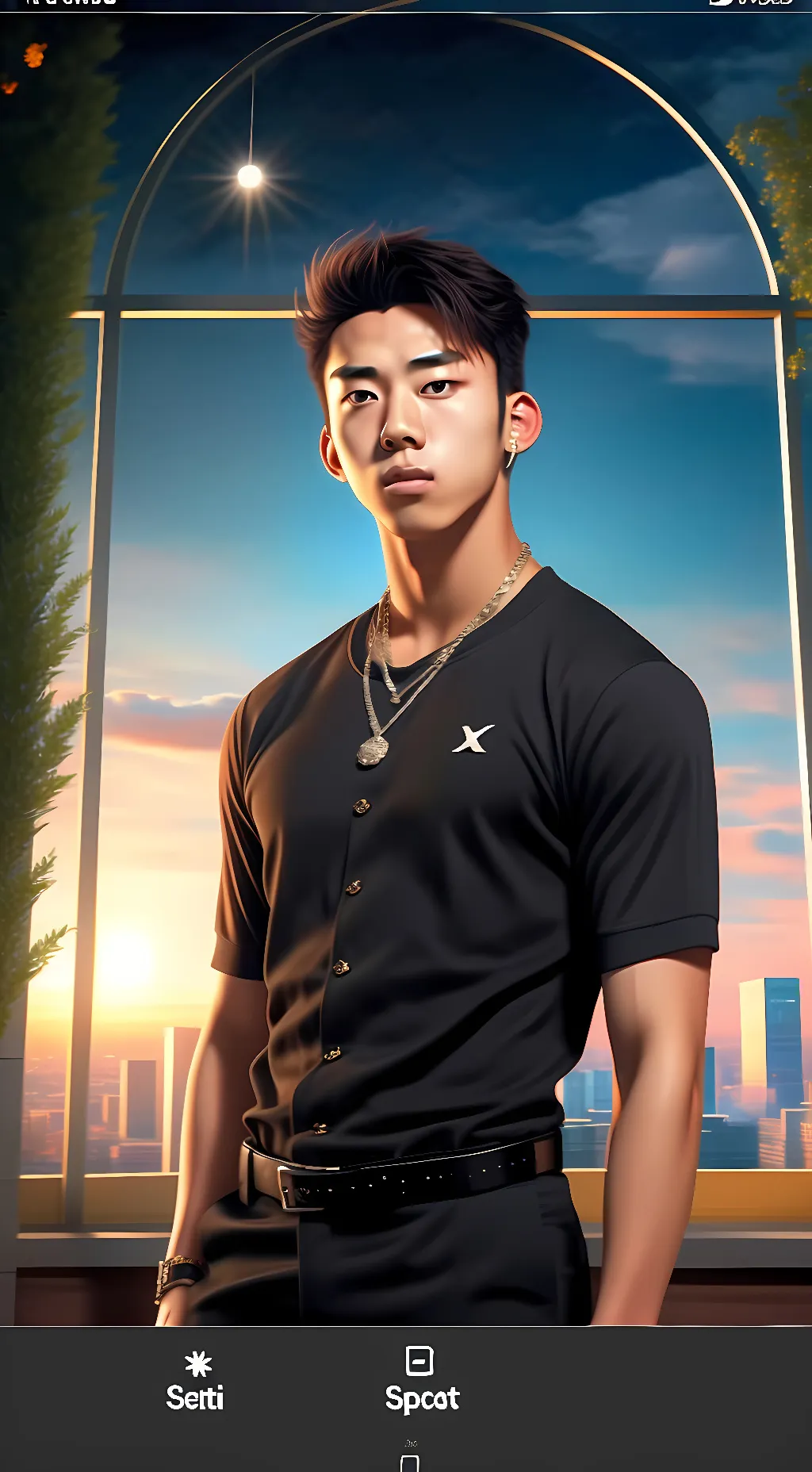 ai character: Mad Tsai background