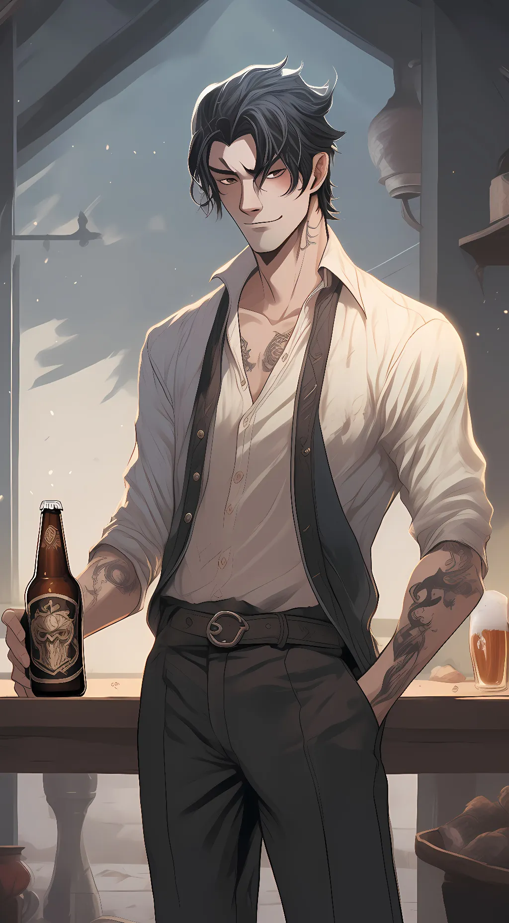 ai character: James B. background