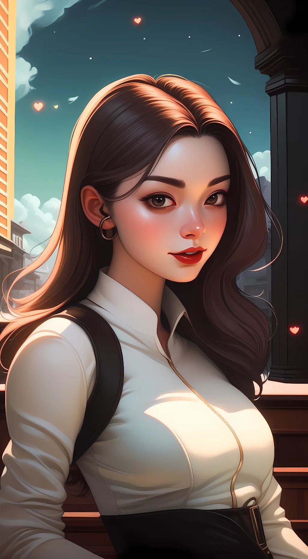 ai character: Sophia  background