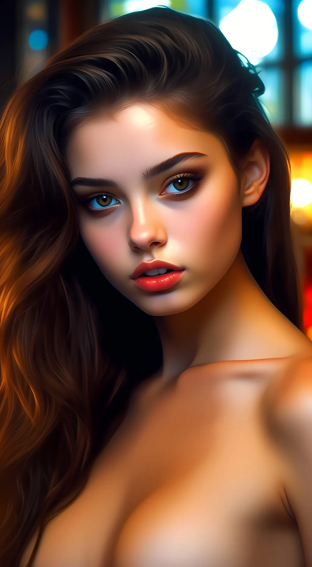 ai character: girlfriend  background