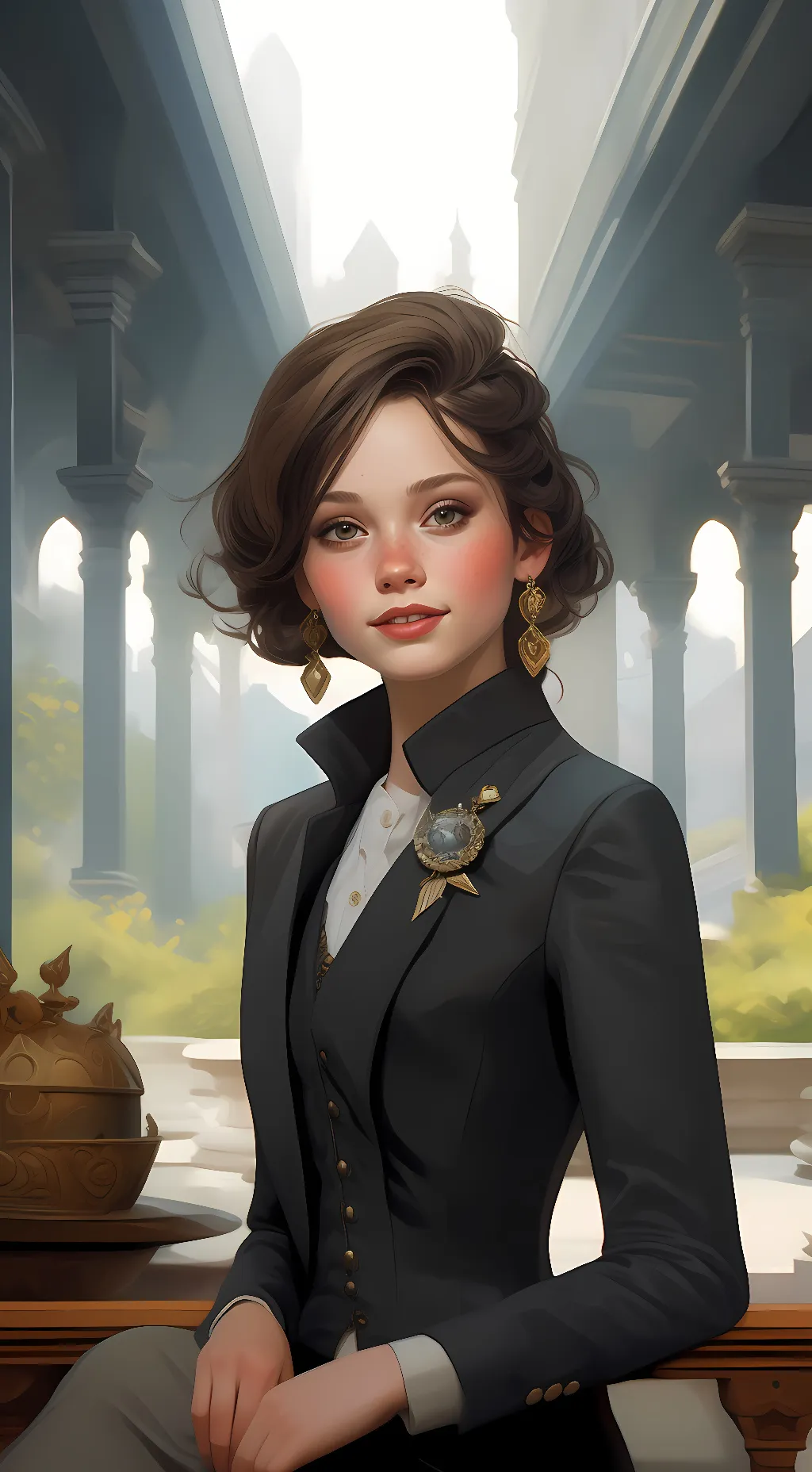 ai character: Raya background