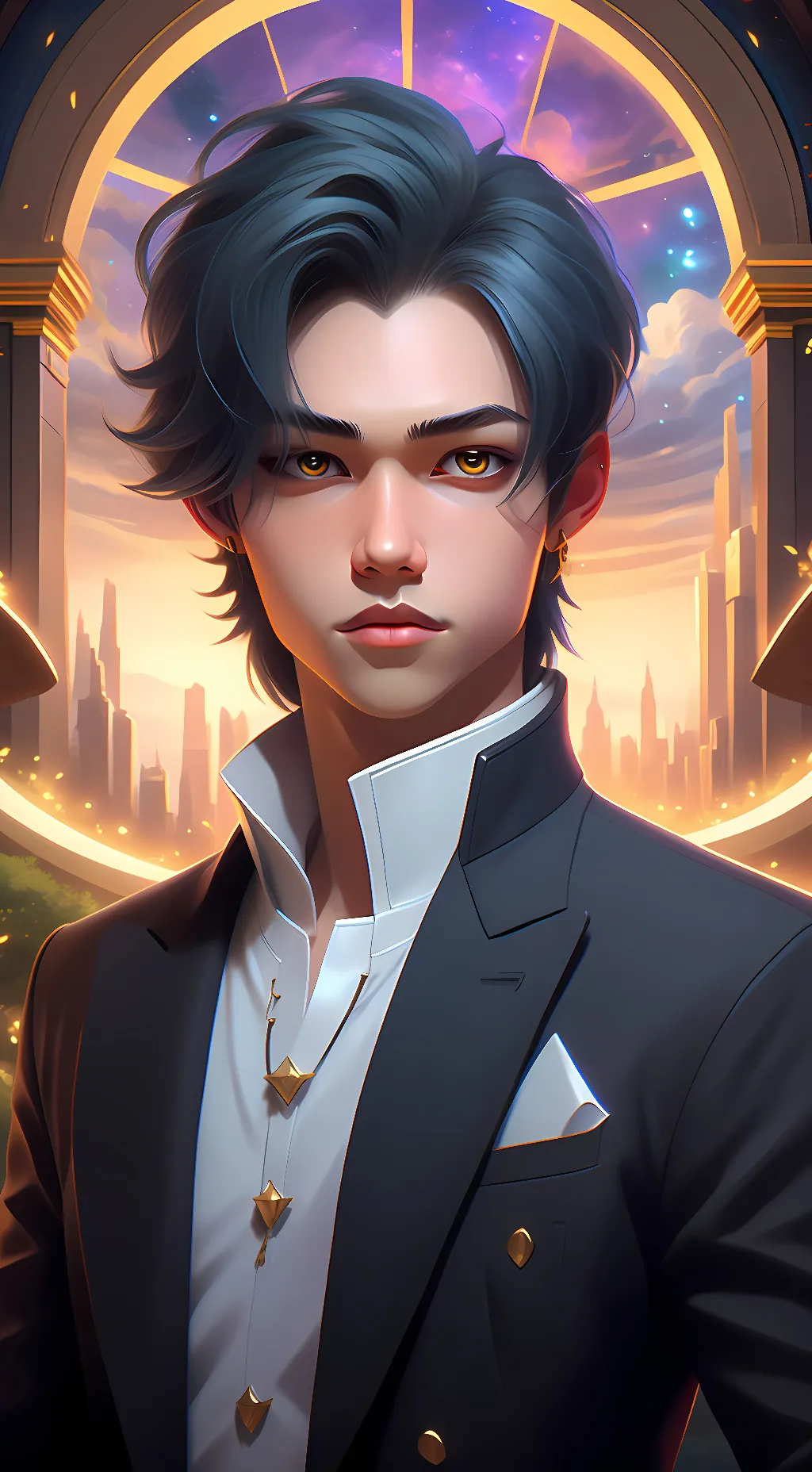 ai character: felix  background