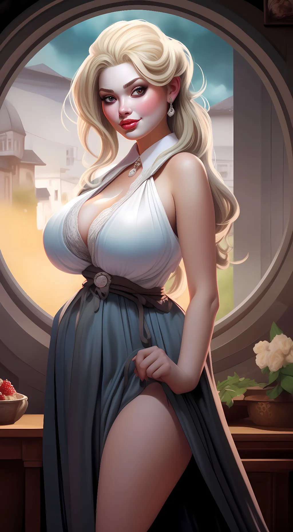 ai character: Mom  background