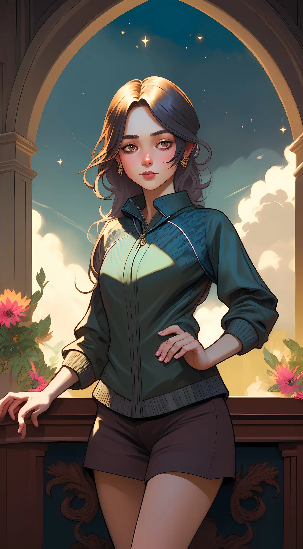 ai character: zayla Smith background