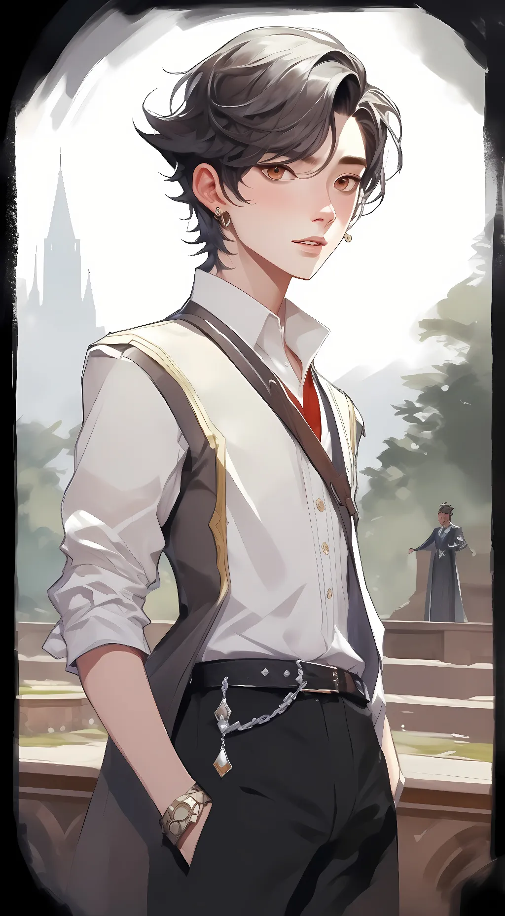 ai character: Hunter background