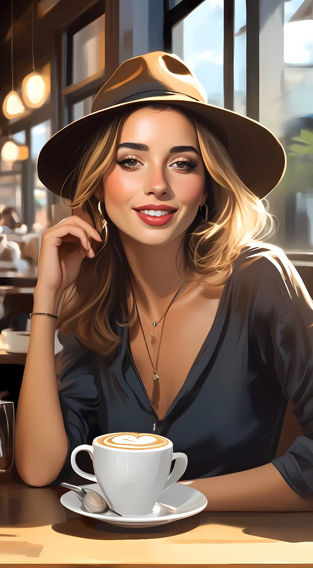 ai character: Tate background