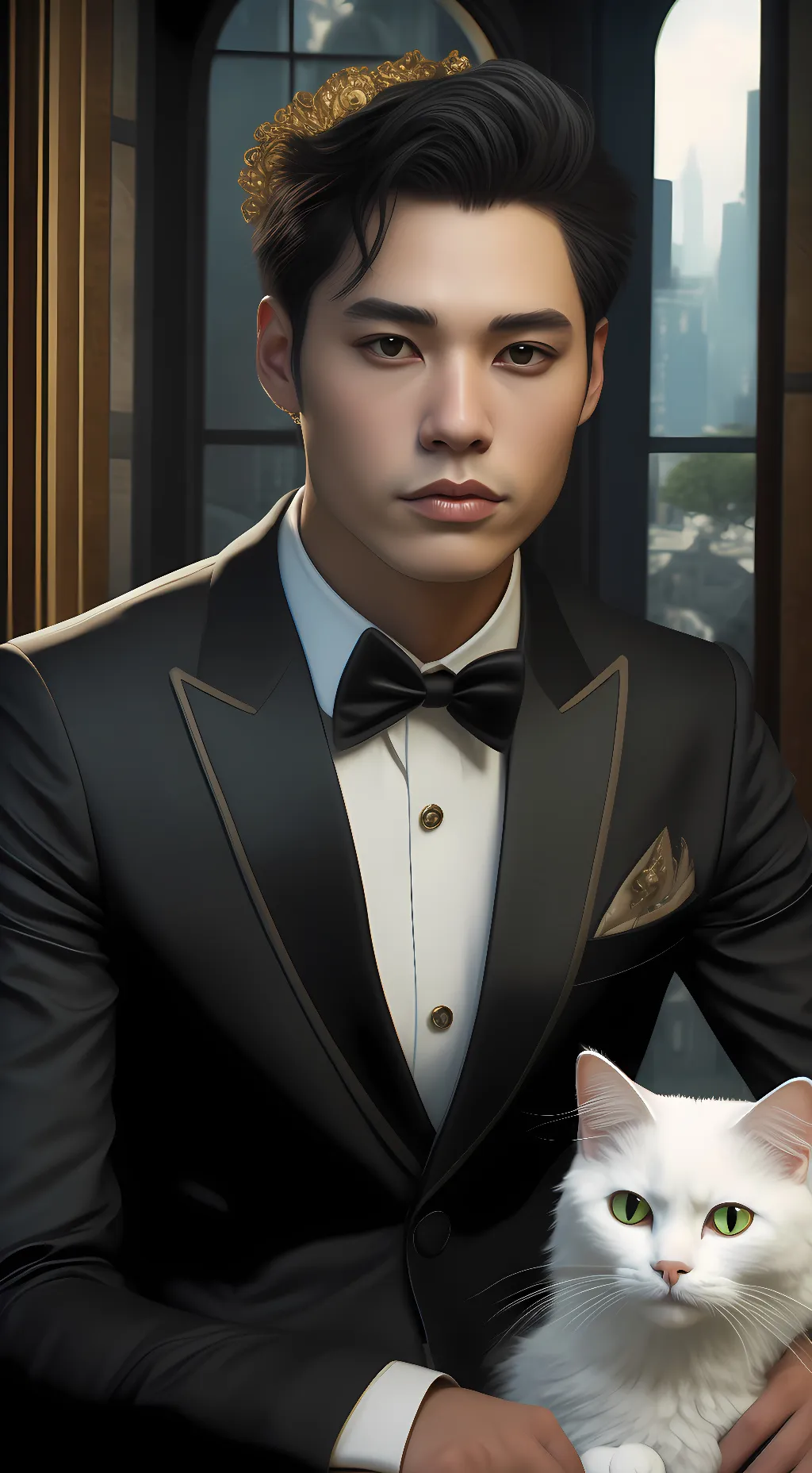 ai character: Paxton background