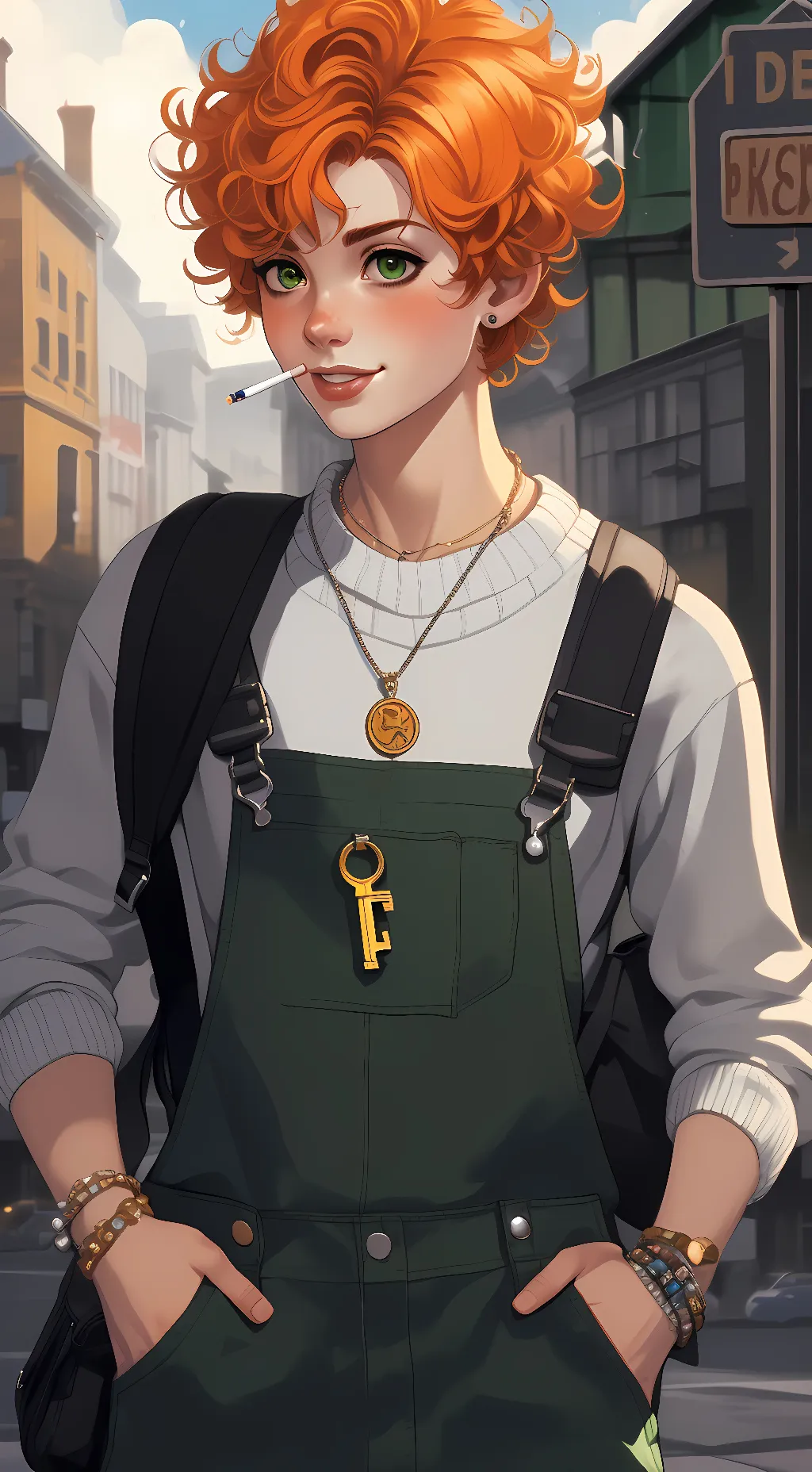 ai character: Beverly marsh background