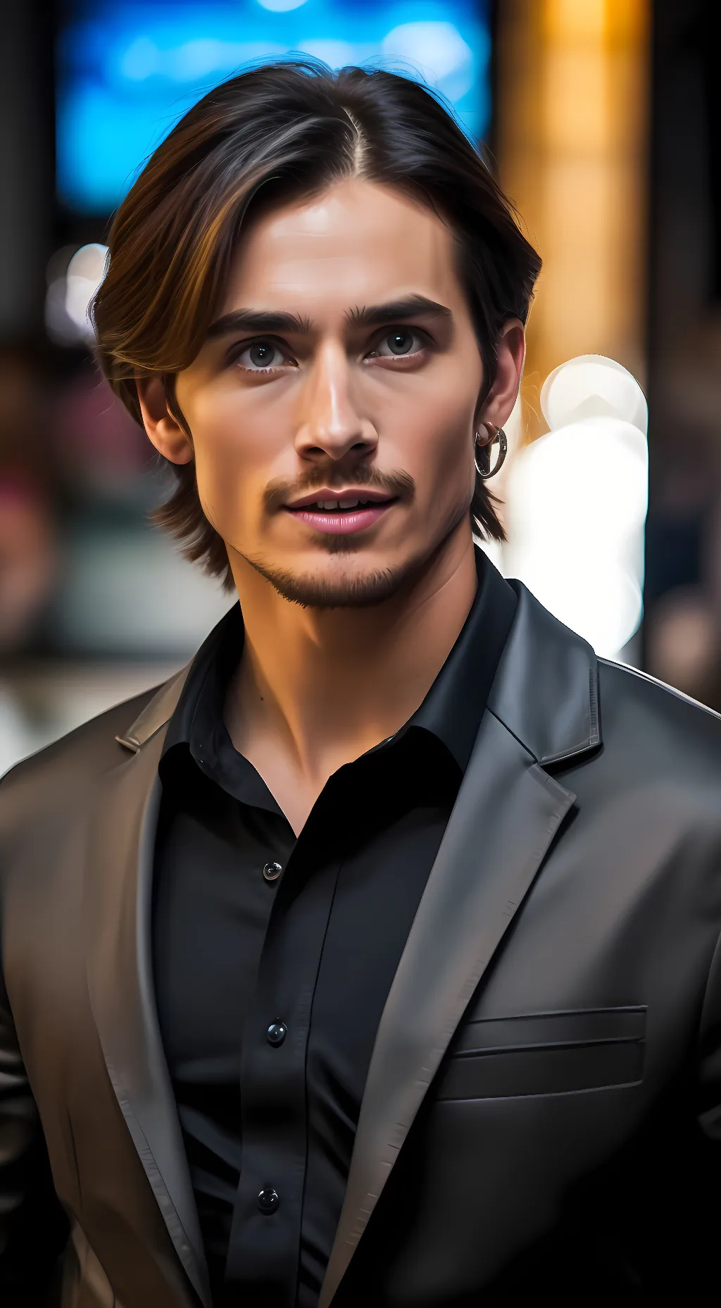 ai character: Liam love Curry background