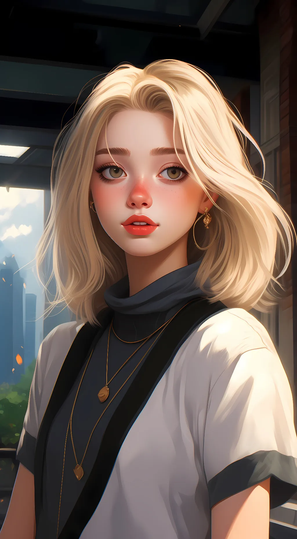 ai character: Maddie background