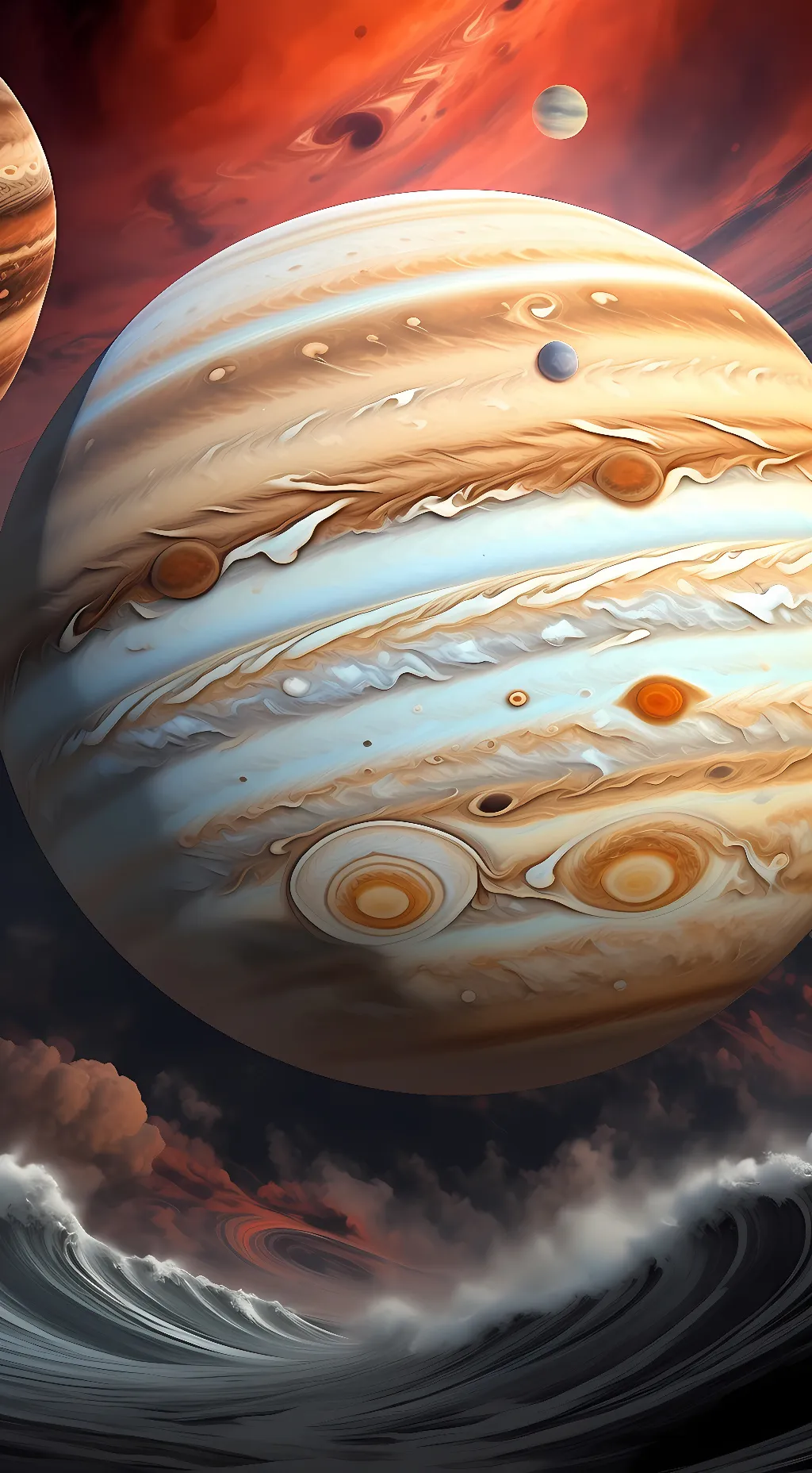 ai character: Jupiter background